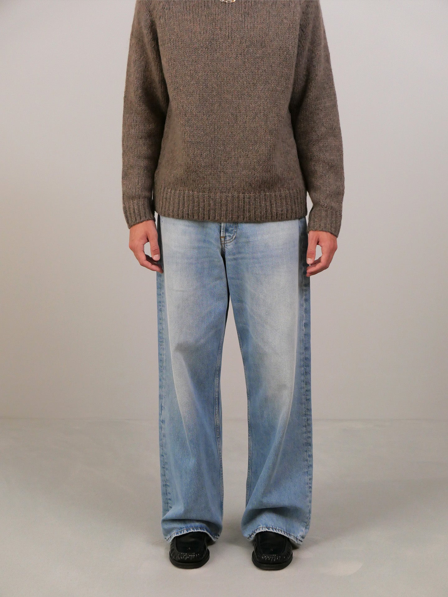 Baggy Fit Jeans - Light Blue