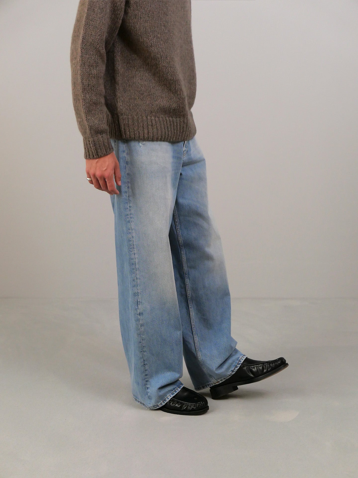 Baggy Fit Jeans - Light Blue