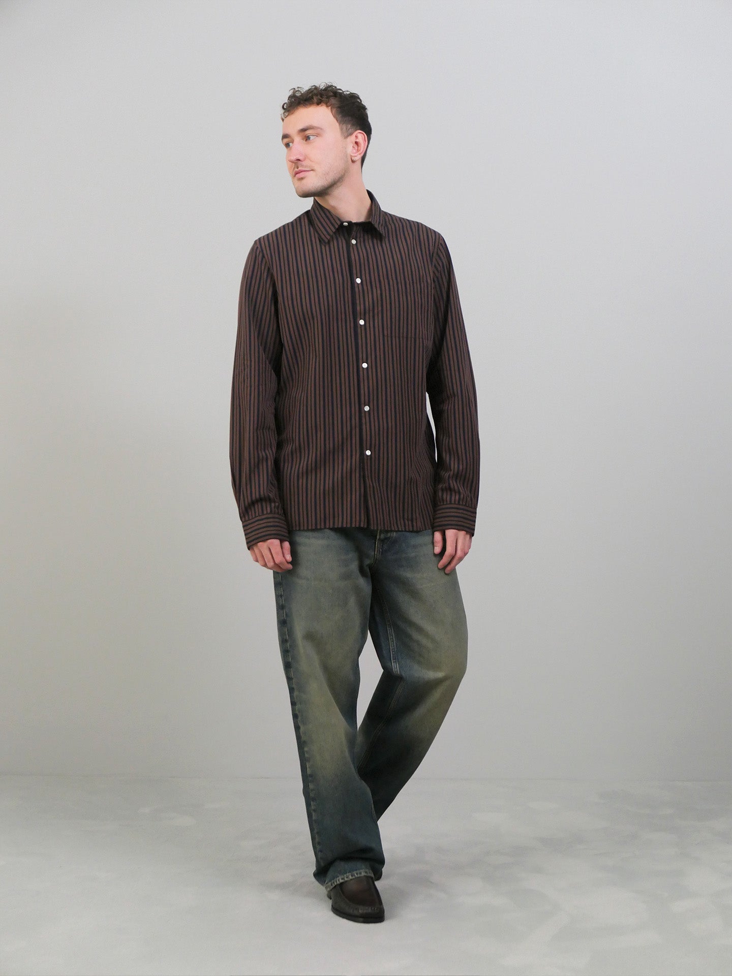 Loose Jeans - Dirty Blue