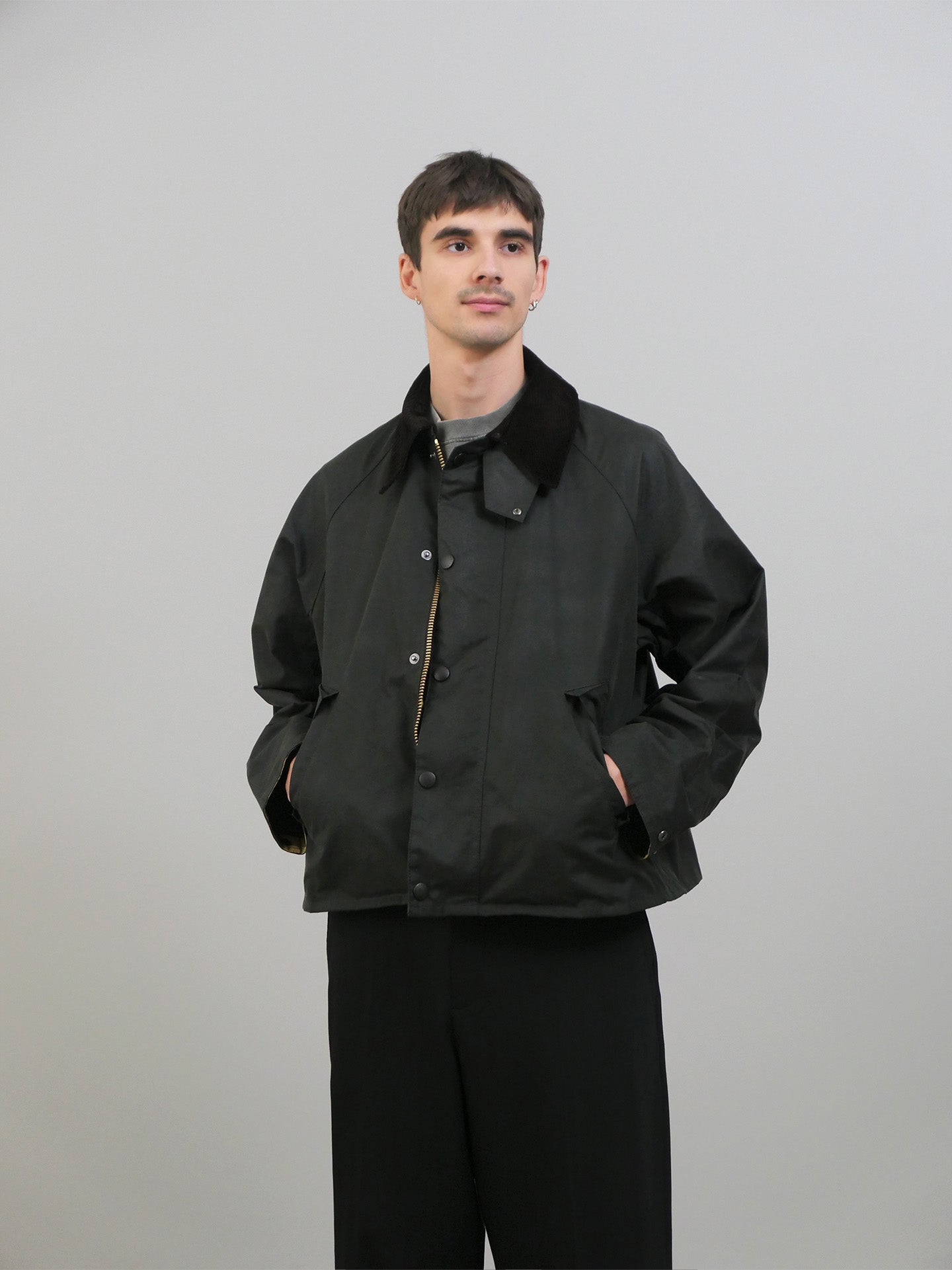 Modified Transport Wax Jacket - Sage