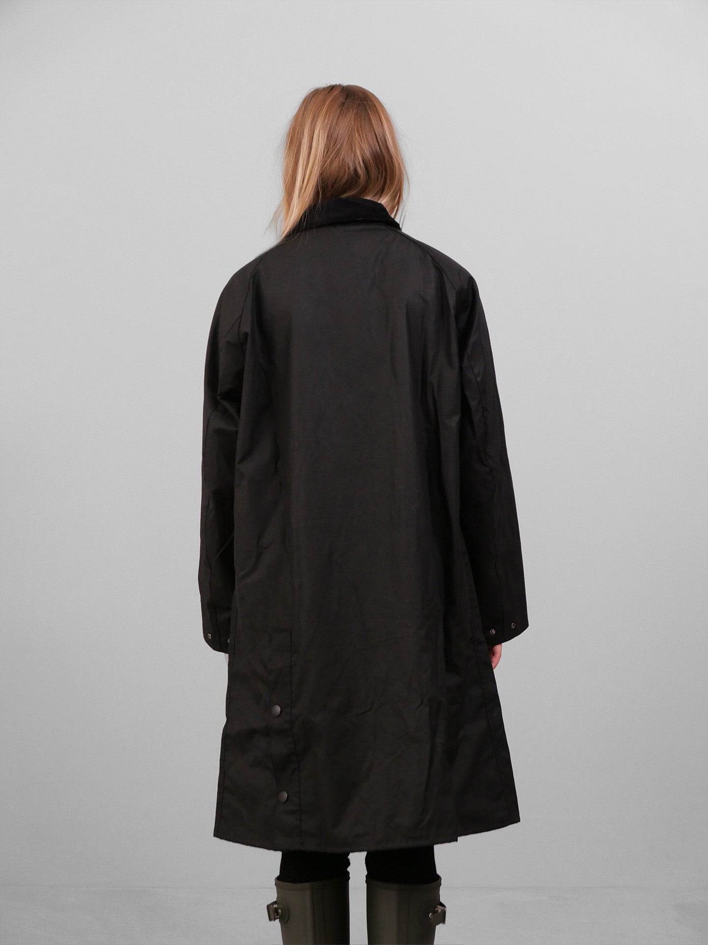Modified Exmoor Wax Coat - Black