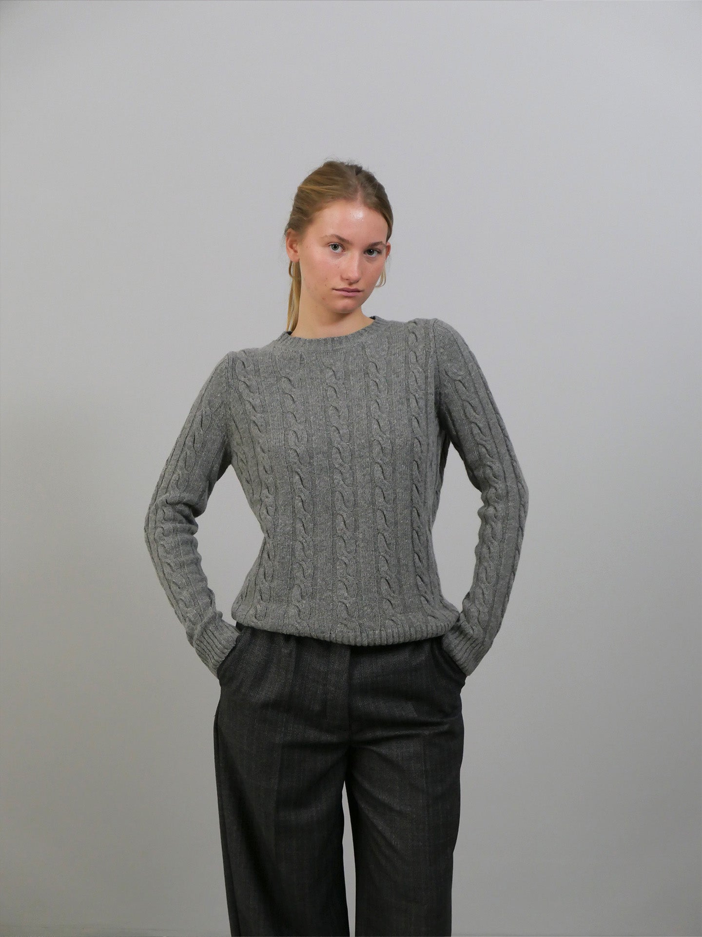 Braid Jumper - Grey