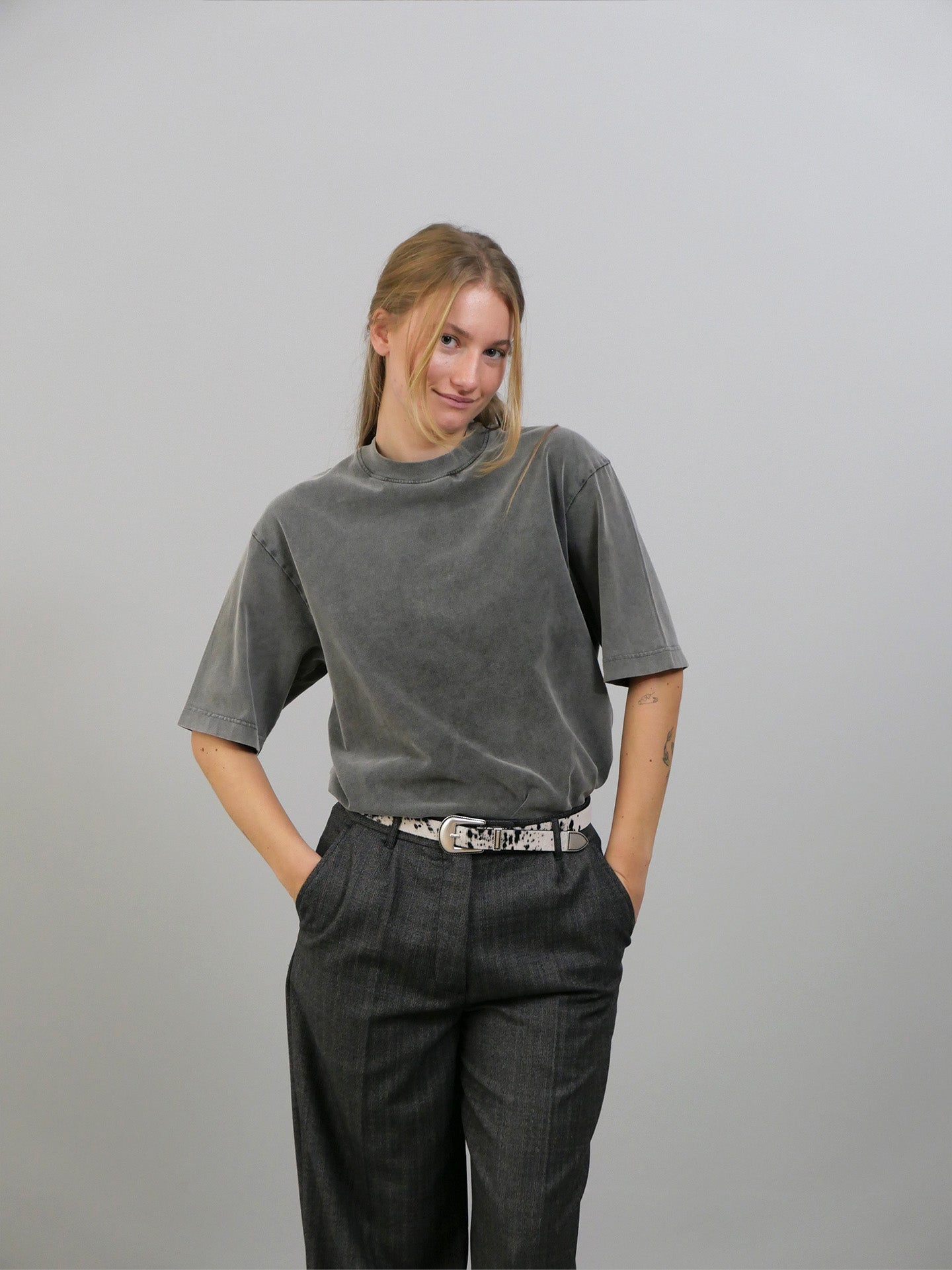 Faded Logo T-shirt - Faded Black