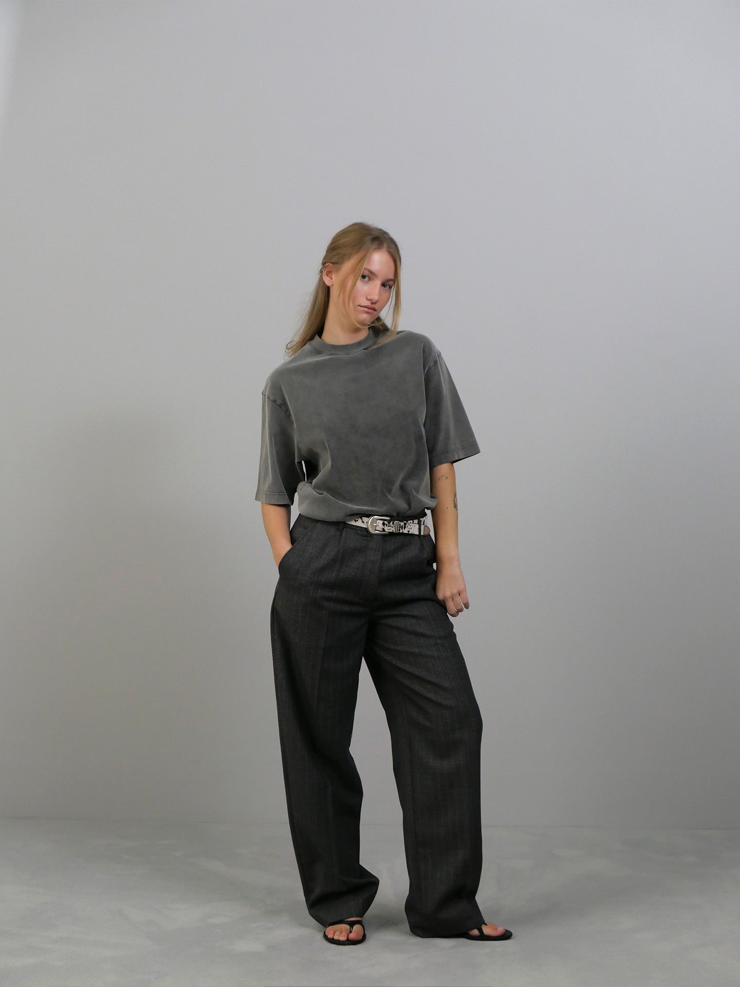 Faded Logo T-shirt - Faded Black