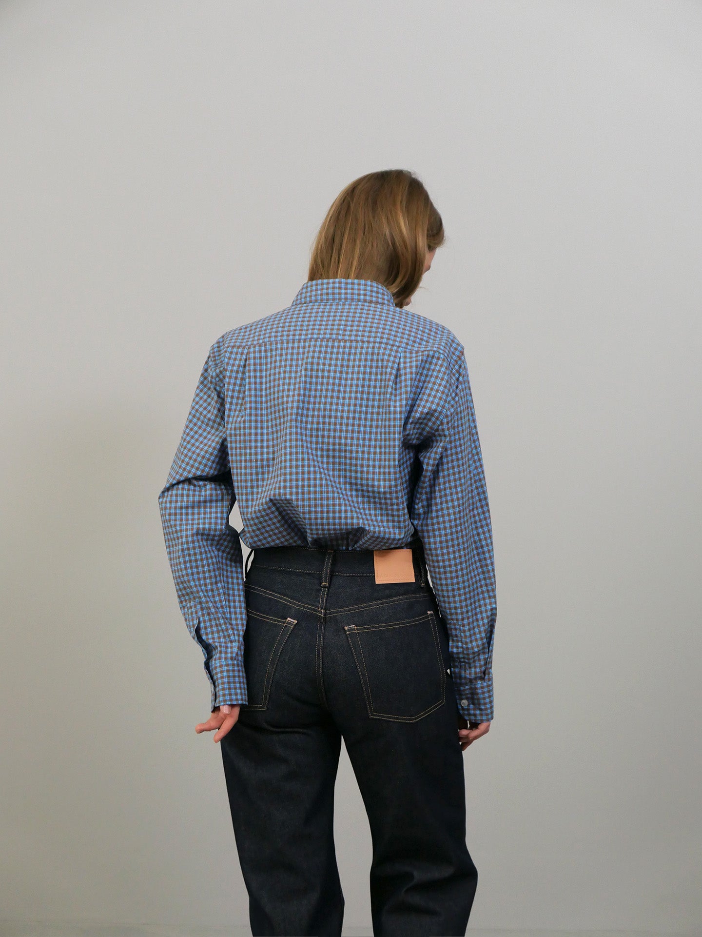 Jeremy LS Shirt - Blue Check