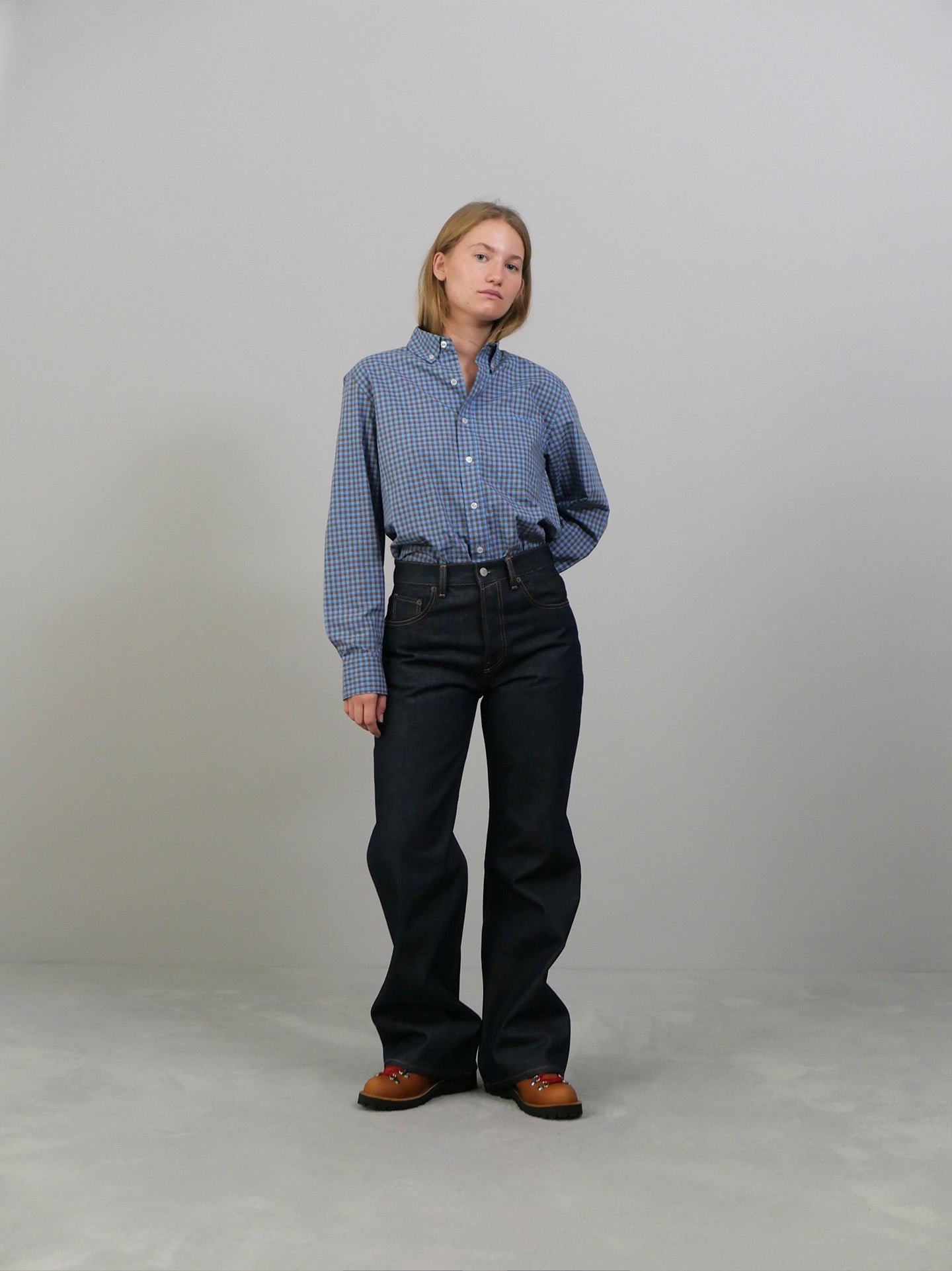 Jeremy LS Shirt - Blue Check