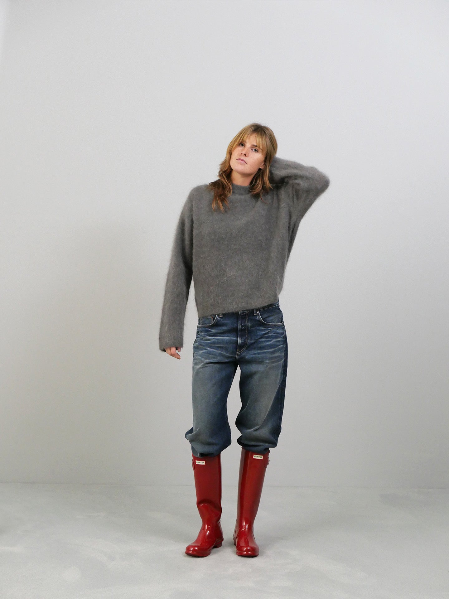 Original Tall Gloss Boot - MLR/Military Red