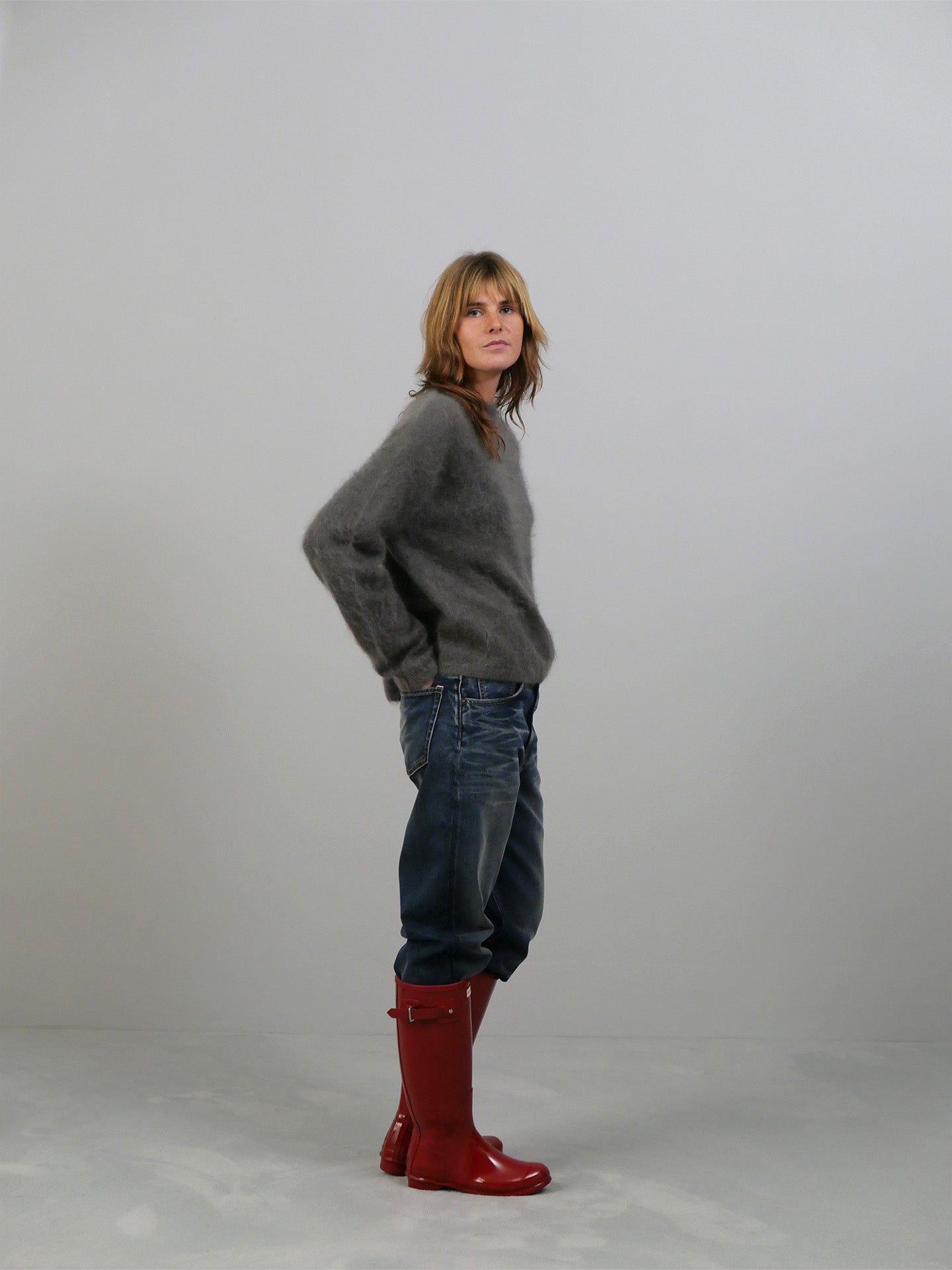 Original Tall Gloss Boot - MLR/Military Red