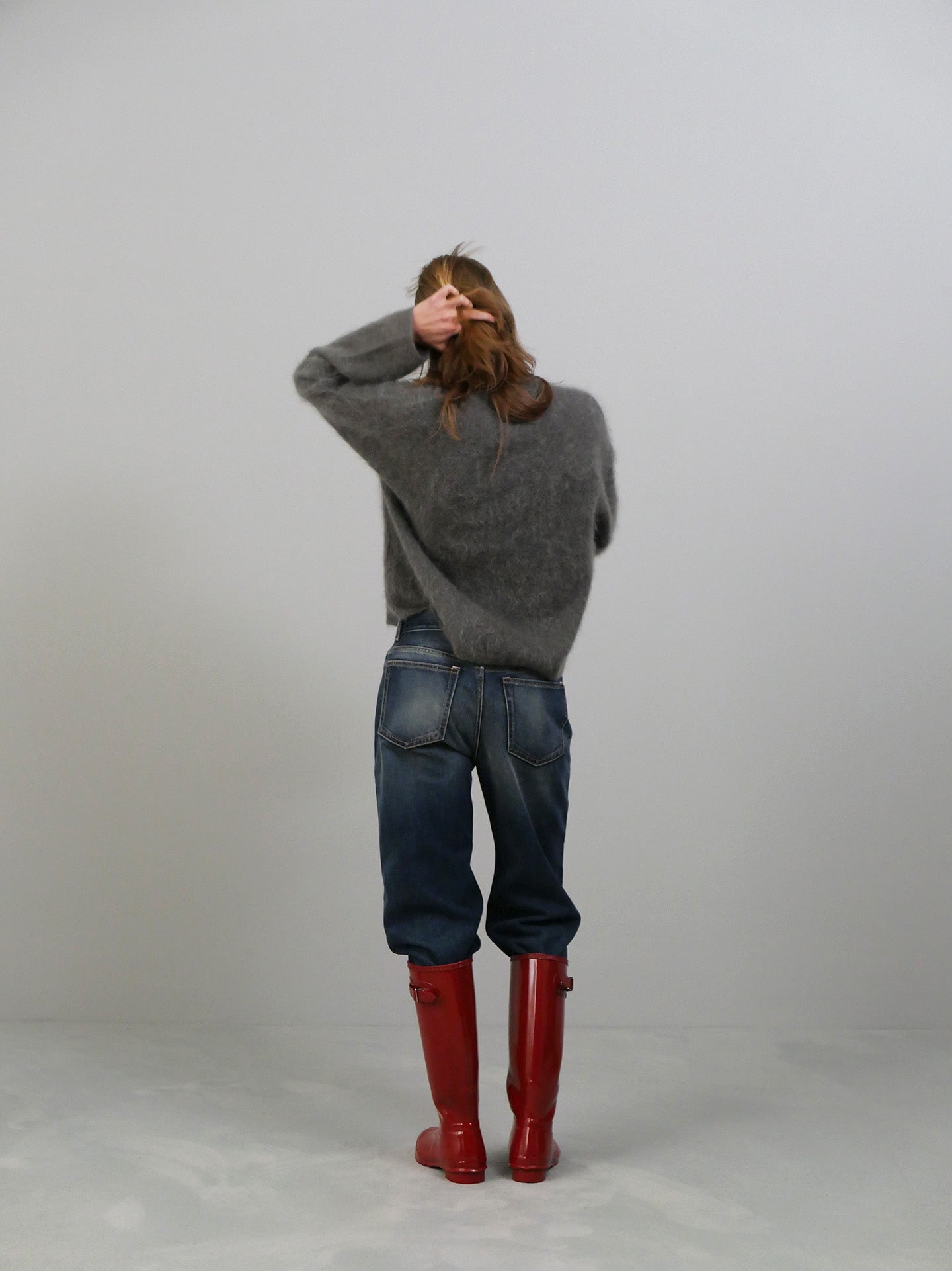 Original Tall Gloss Boot - MLR/Military Red