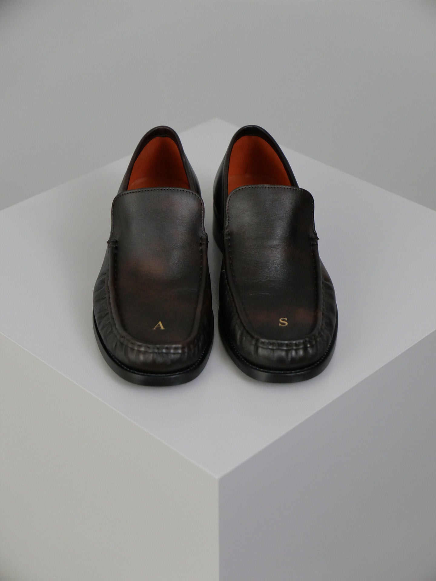 Leather Loafers - Brown