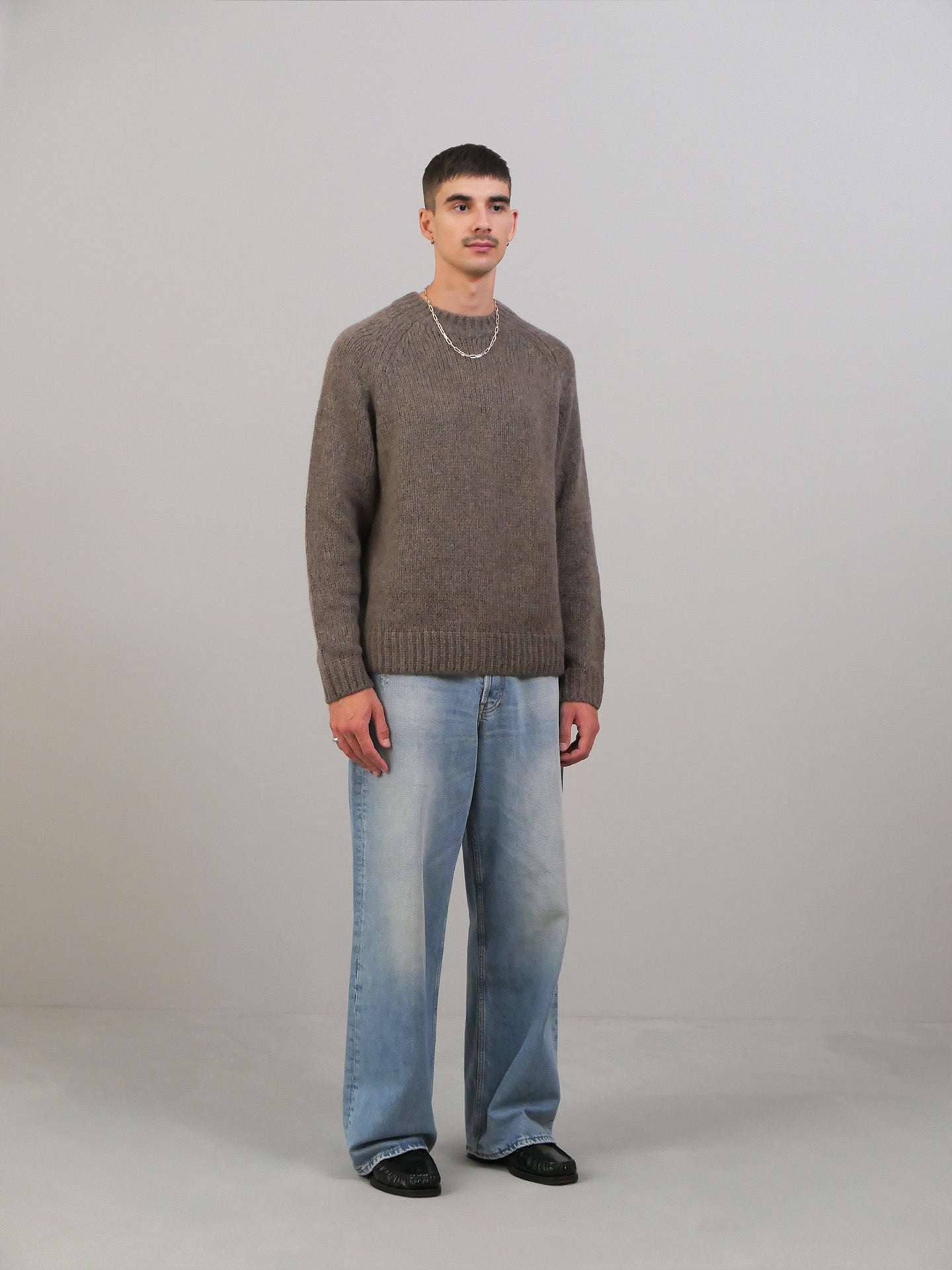 Birger Wool Raglan - Walnut