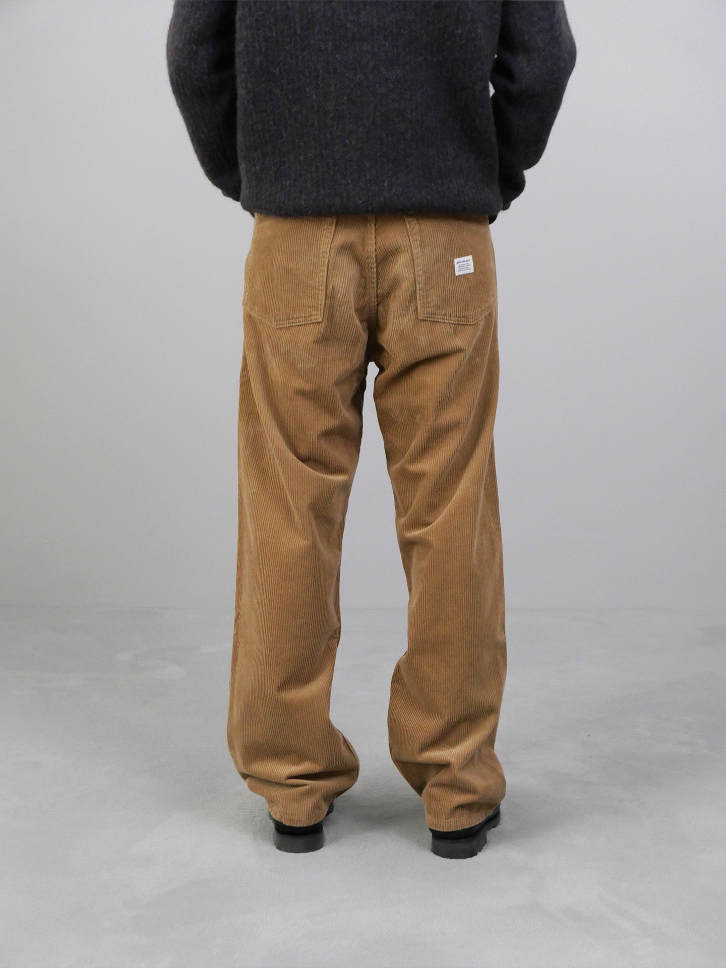 Mogens Relaxed 5 Pocket Wide Wale Corduroy - Utility Khaki