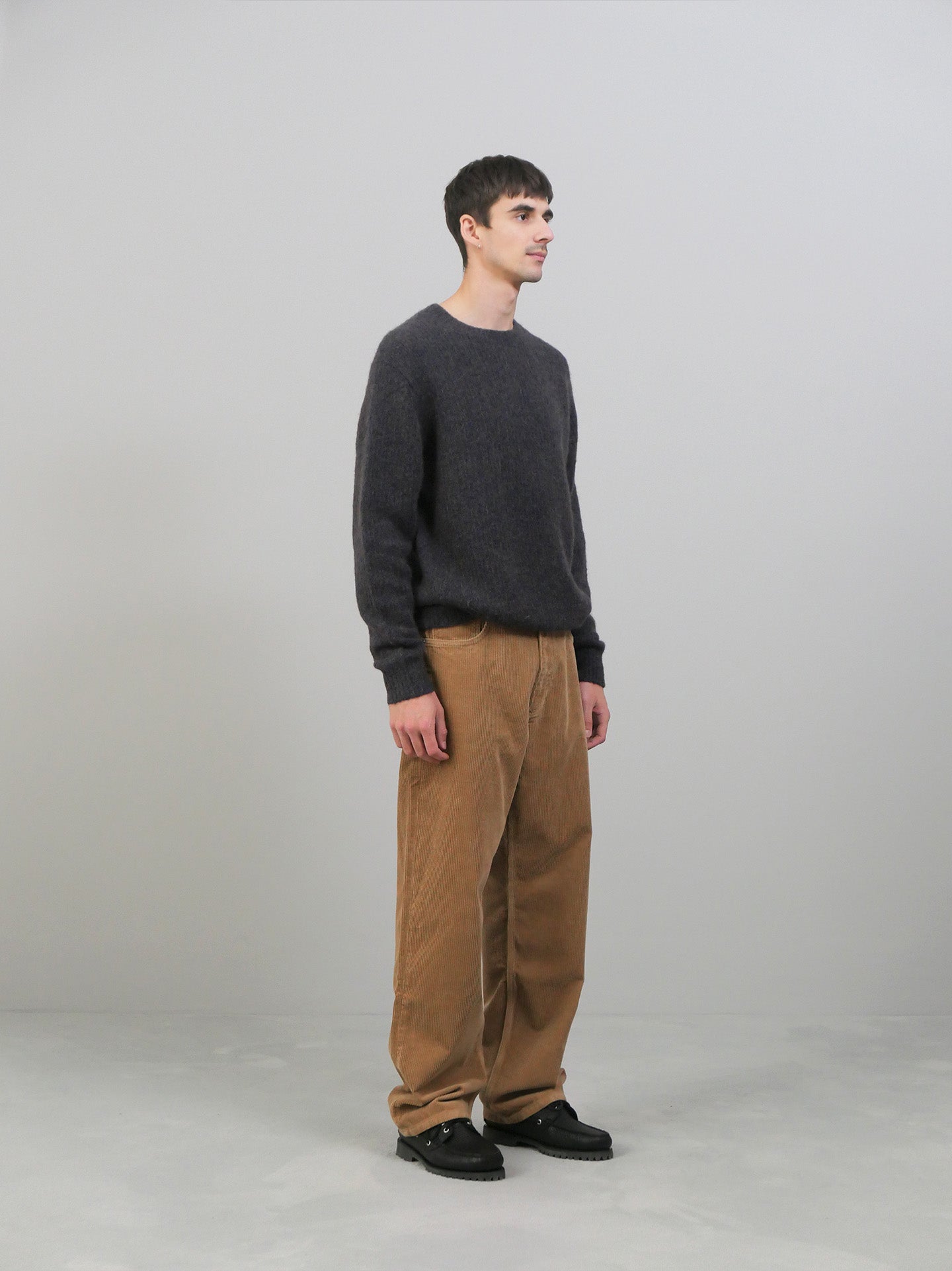 Mogens Relaxed 5 Pocket Wide Wale Corduroy - Utility Khaki