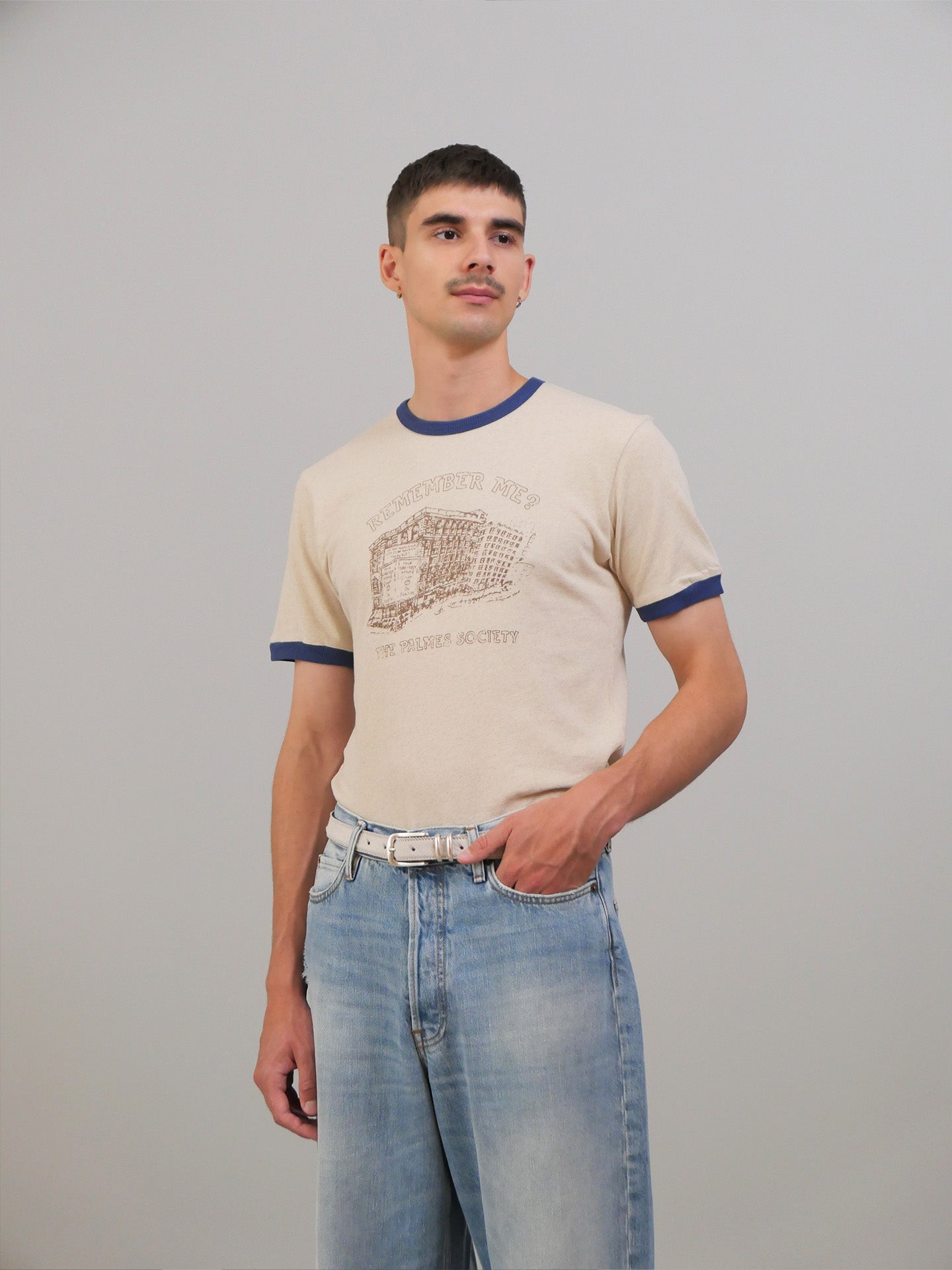 Remember Ringer T-shirt - Broken White