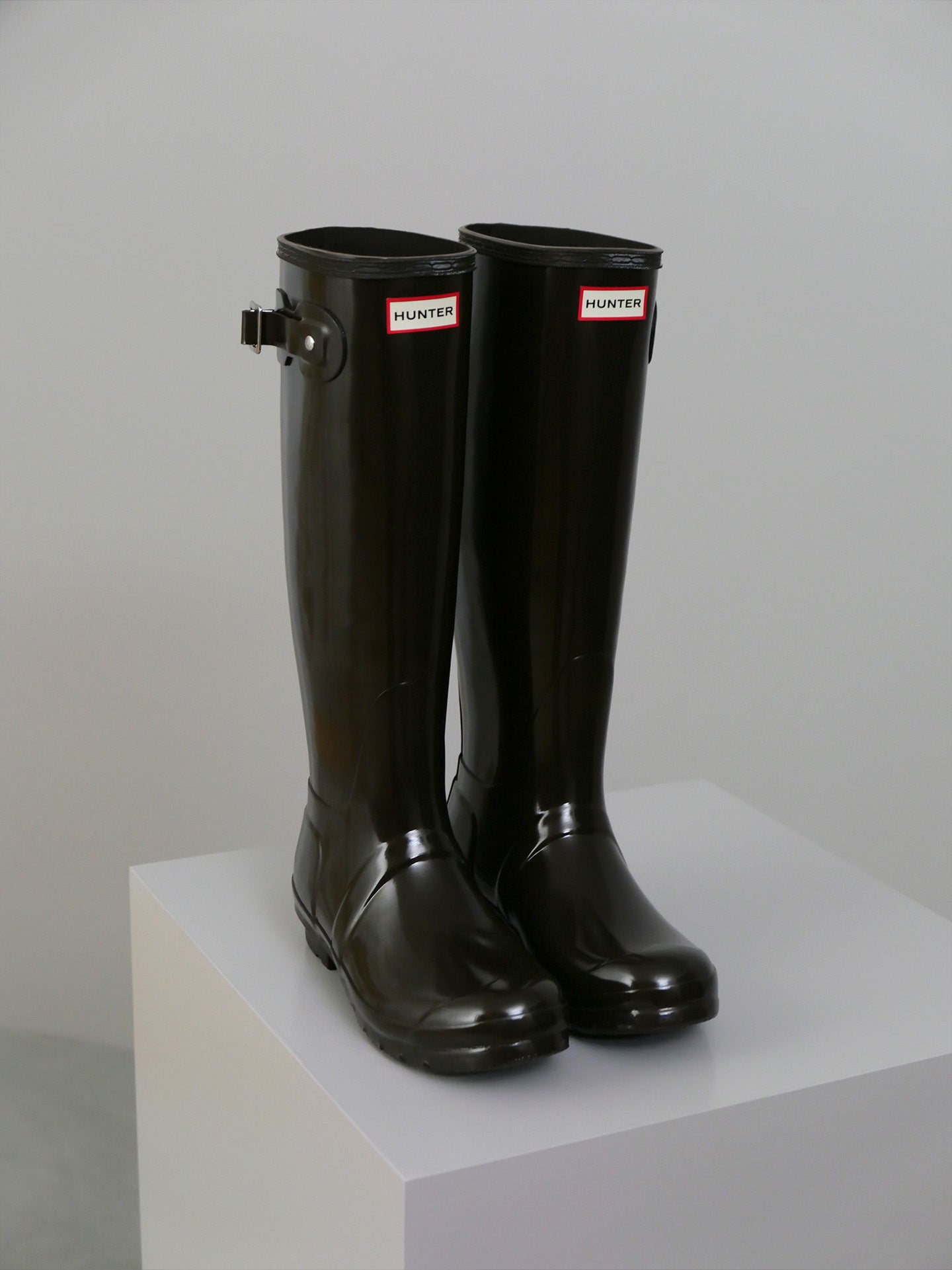 Original Tall Gloss Boot - Chocolate Brown