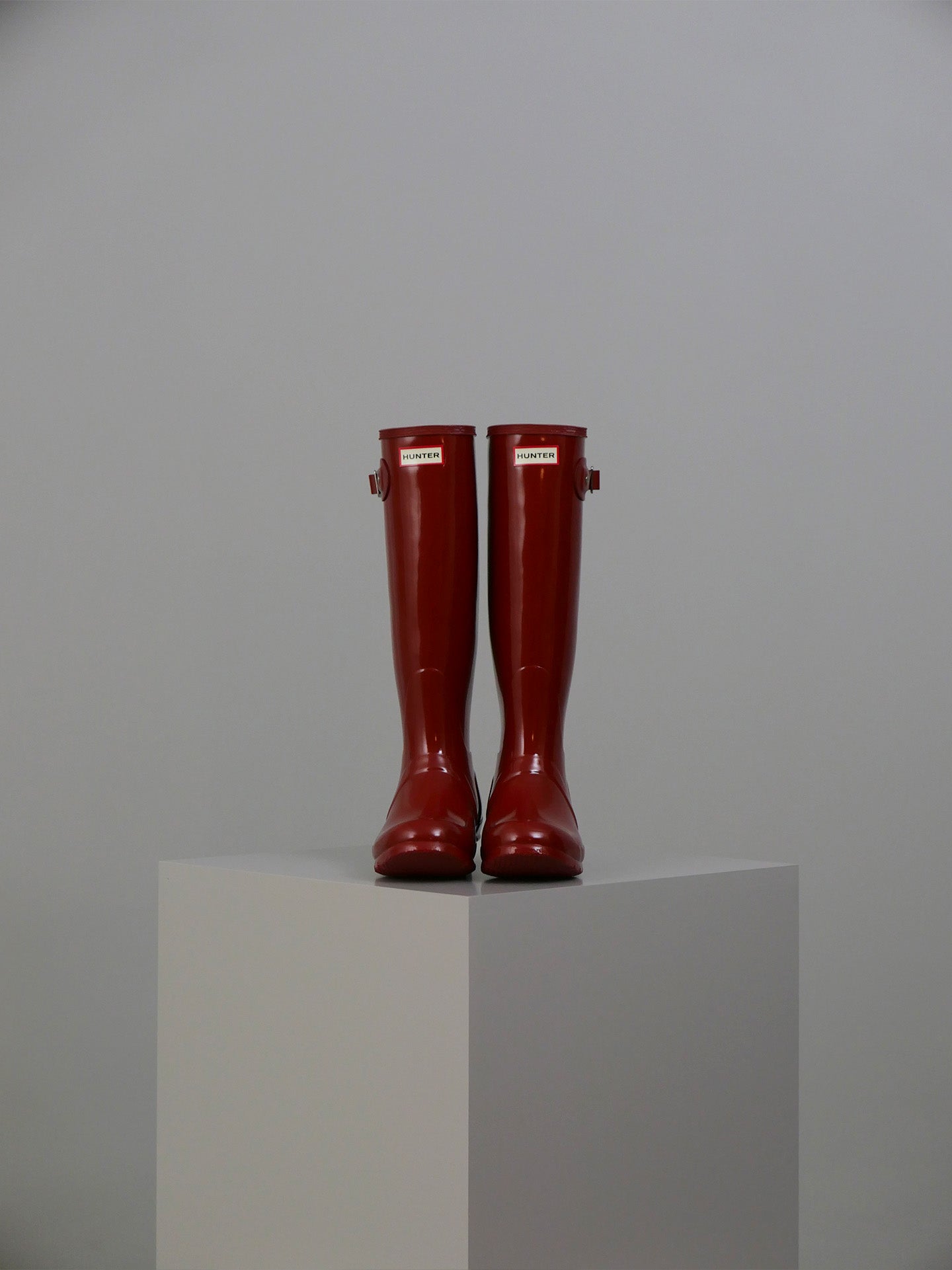 Original Tall Gloss Boot - MLR/Military Red