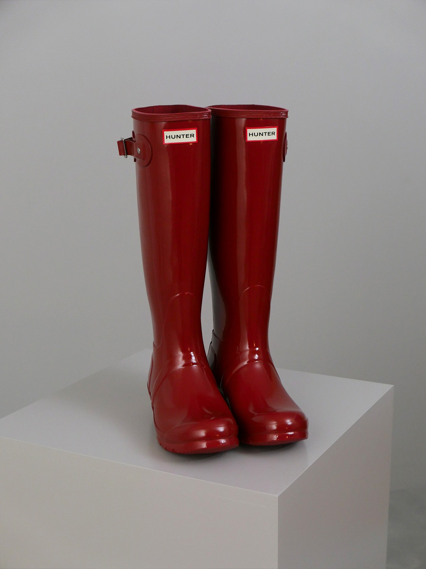 Original Tall Gloss Boot - MLR/Military Red