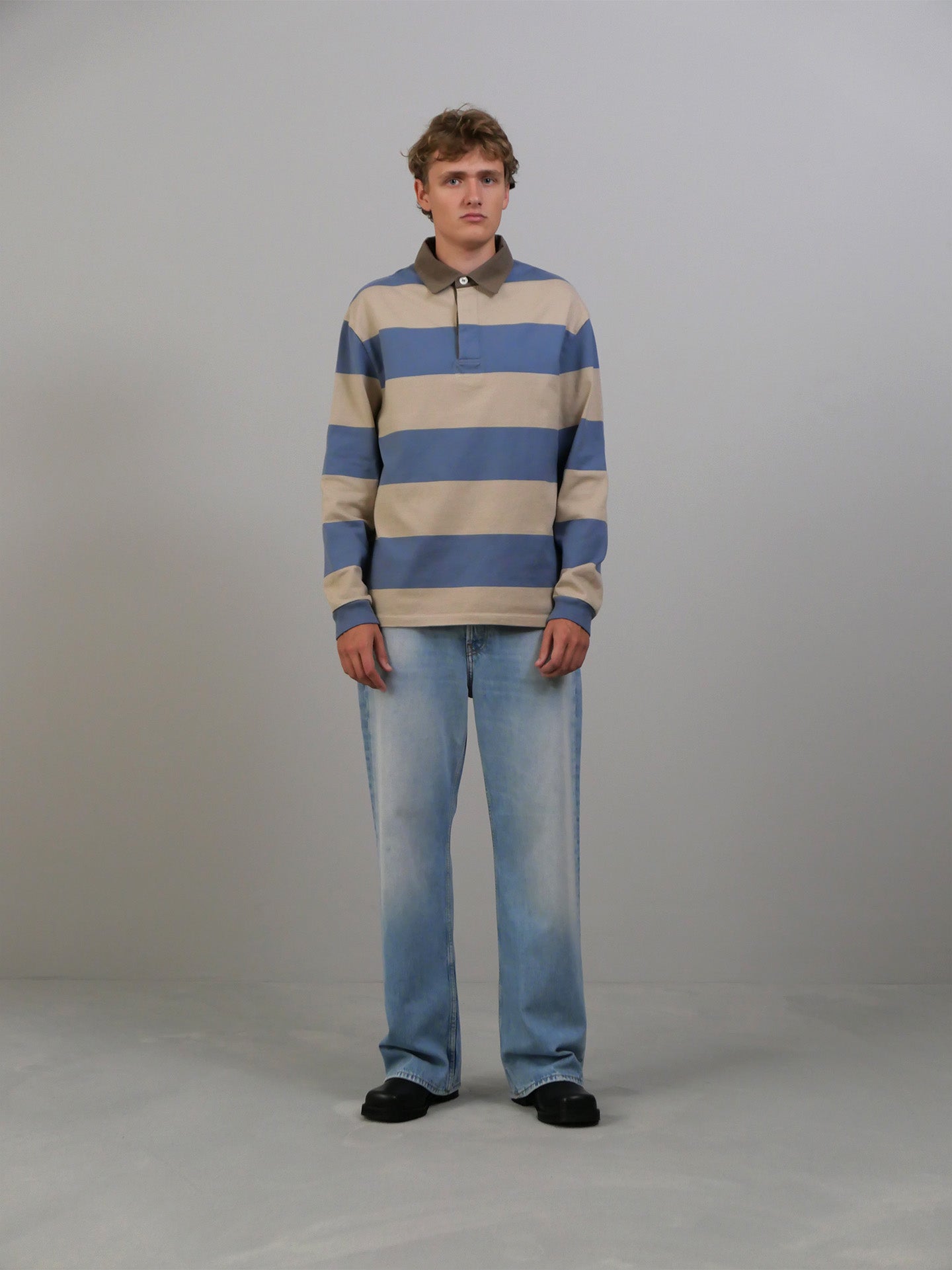 Rugby Polo 1.0 - Blue/Sand