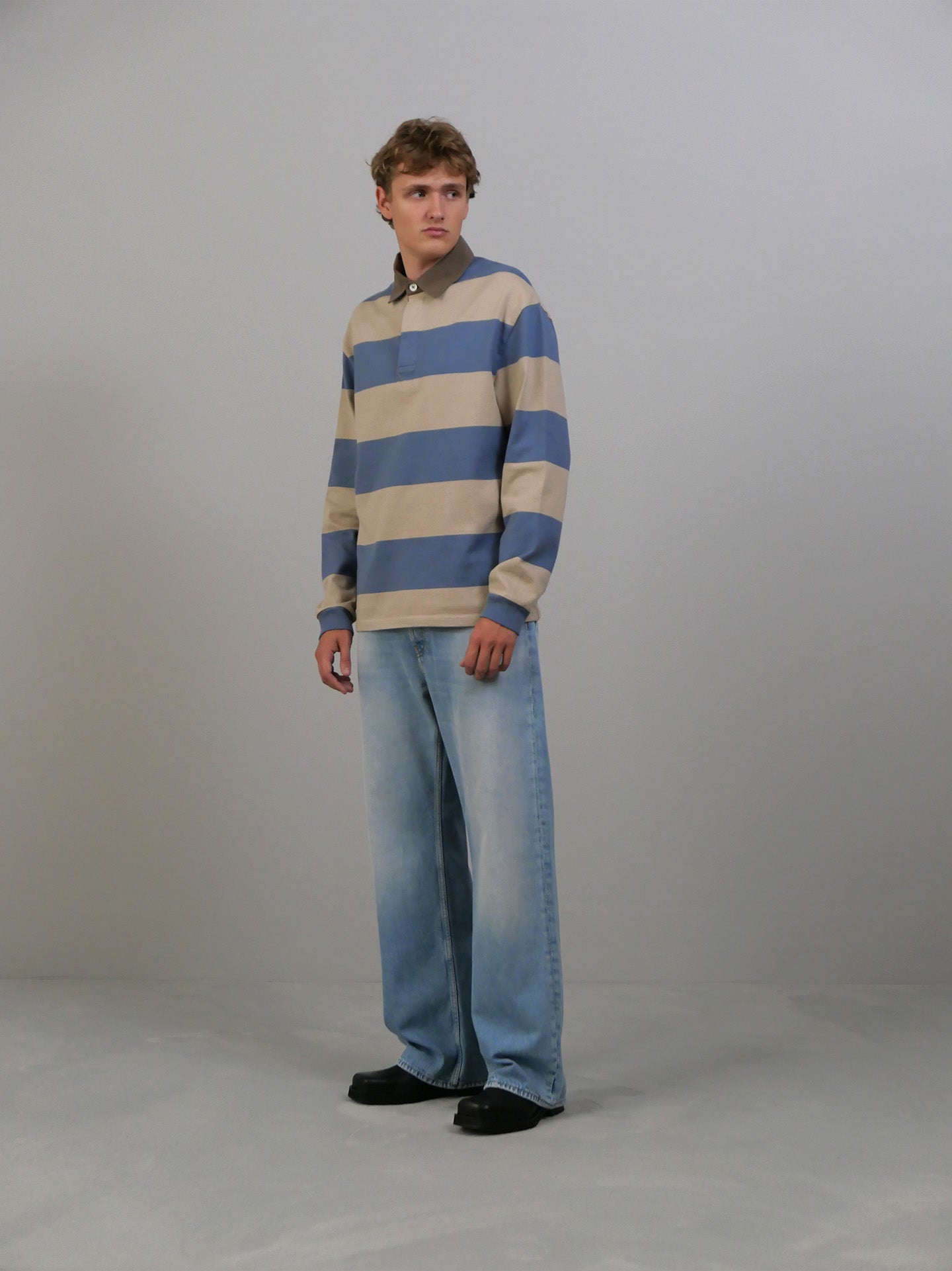 Rugby Polo 1.0 - Blue/Sand