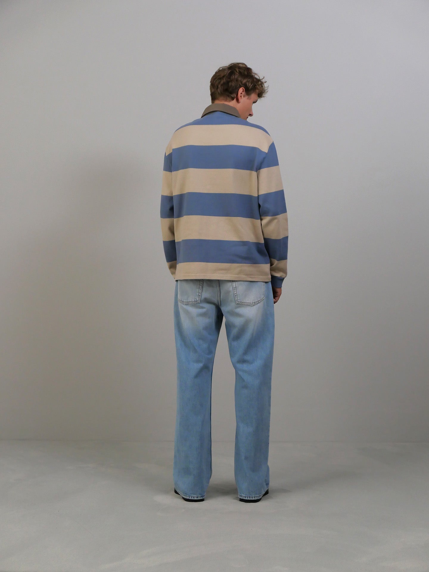 Rugby Polo 1.0 - Blue/Sand