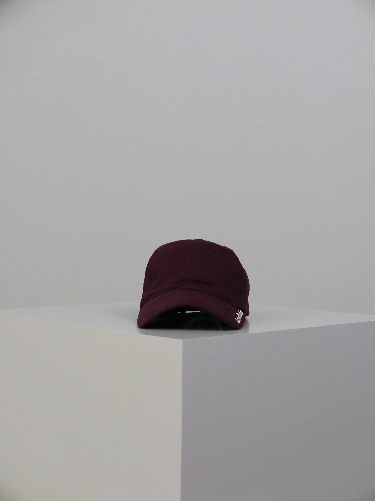 Twill Logo Cap - Bordeaux