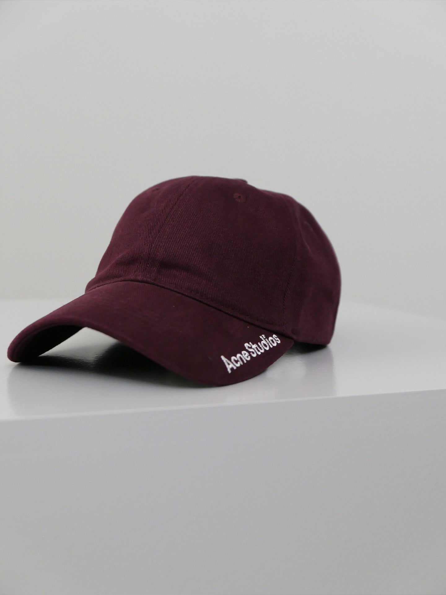 Twill Logo Cap - Bordeaux