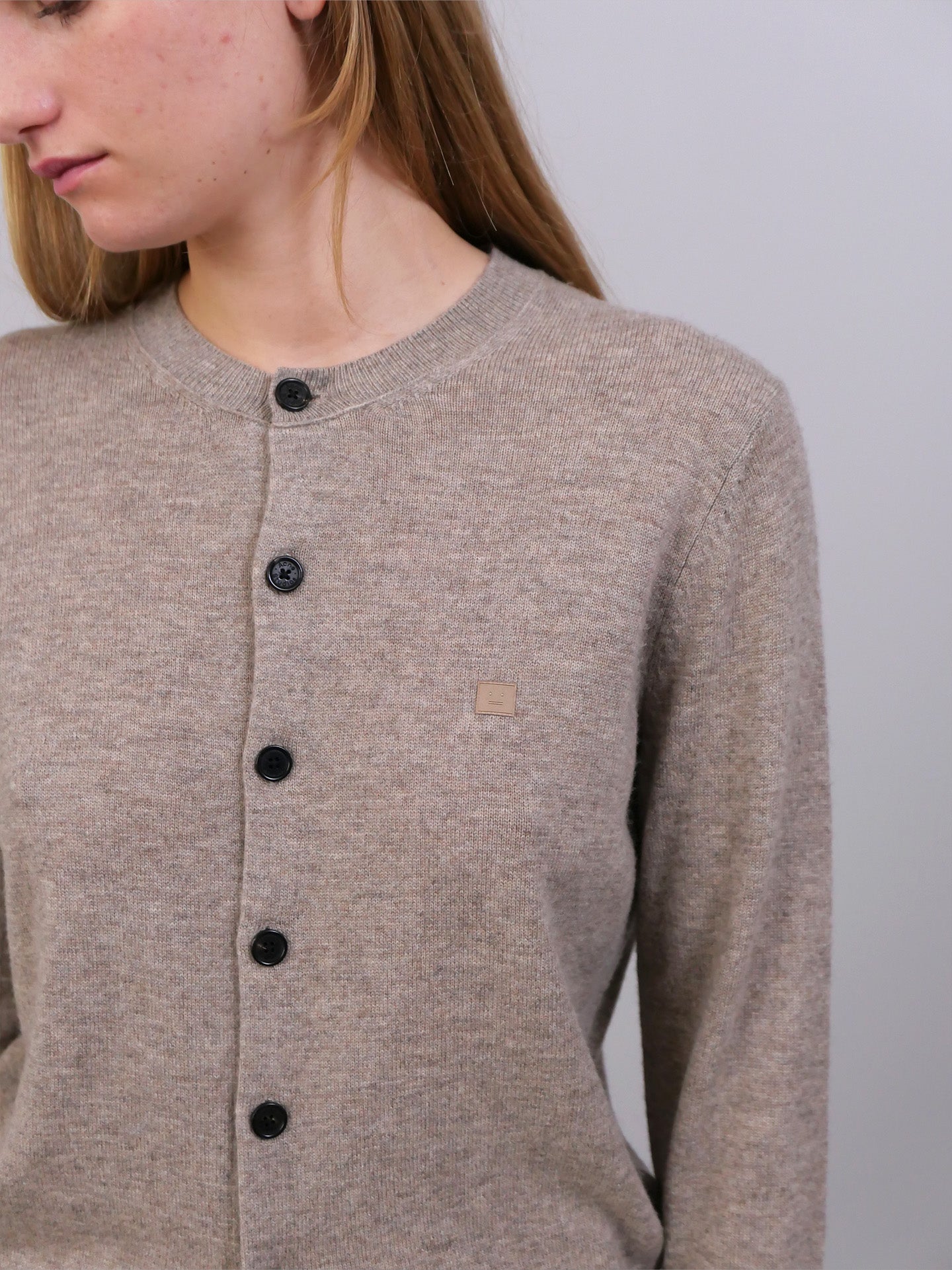 Cardigan Yak Wool - Sand