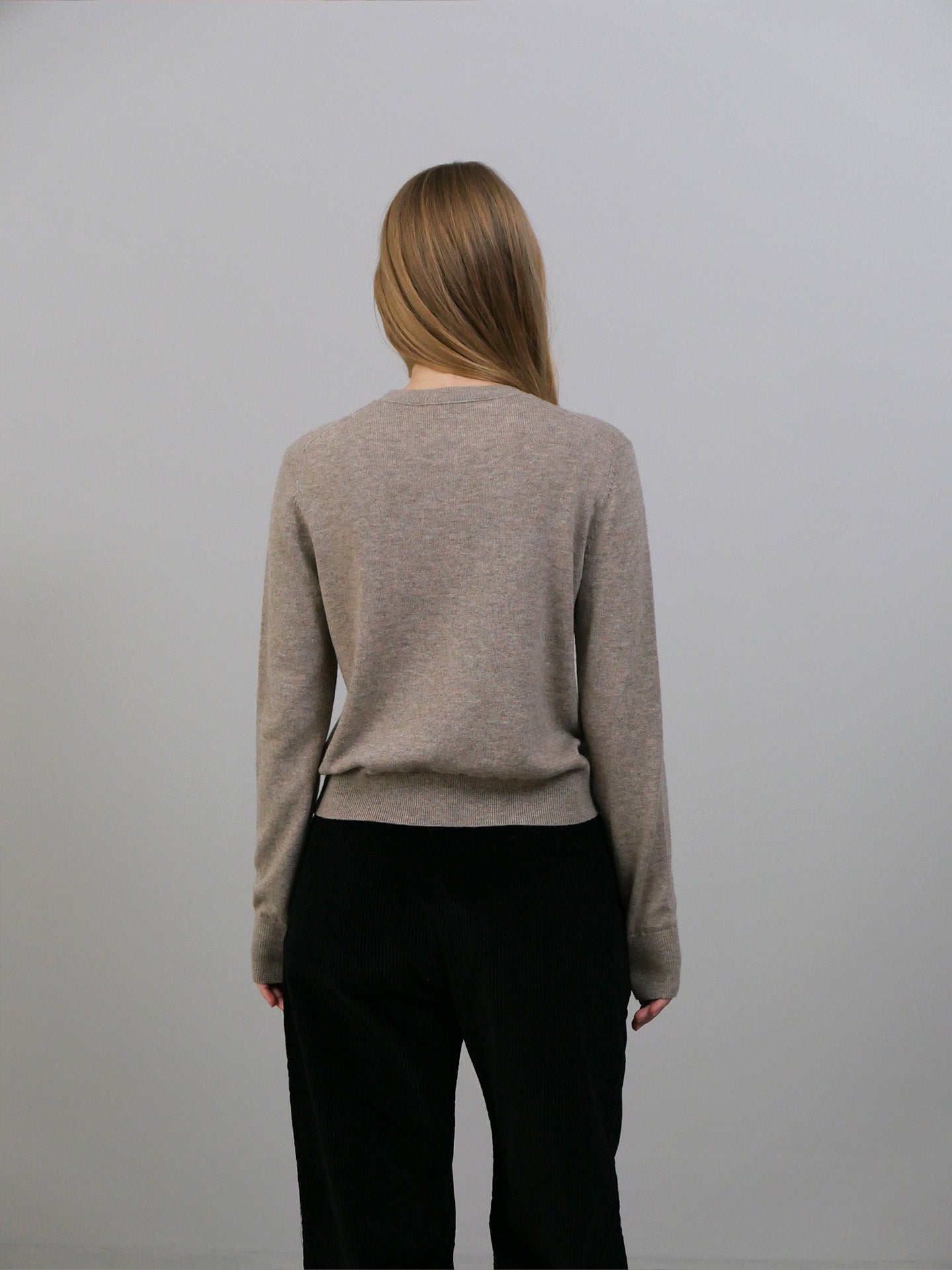 Cardigan Yak Wool - Sand