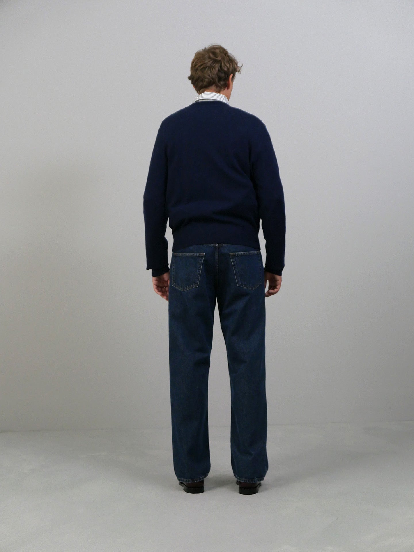 Knitted Crewneck - Dark Navy