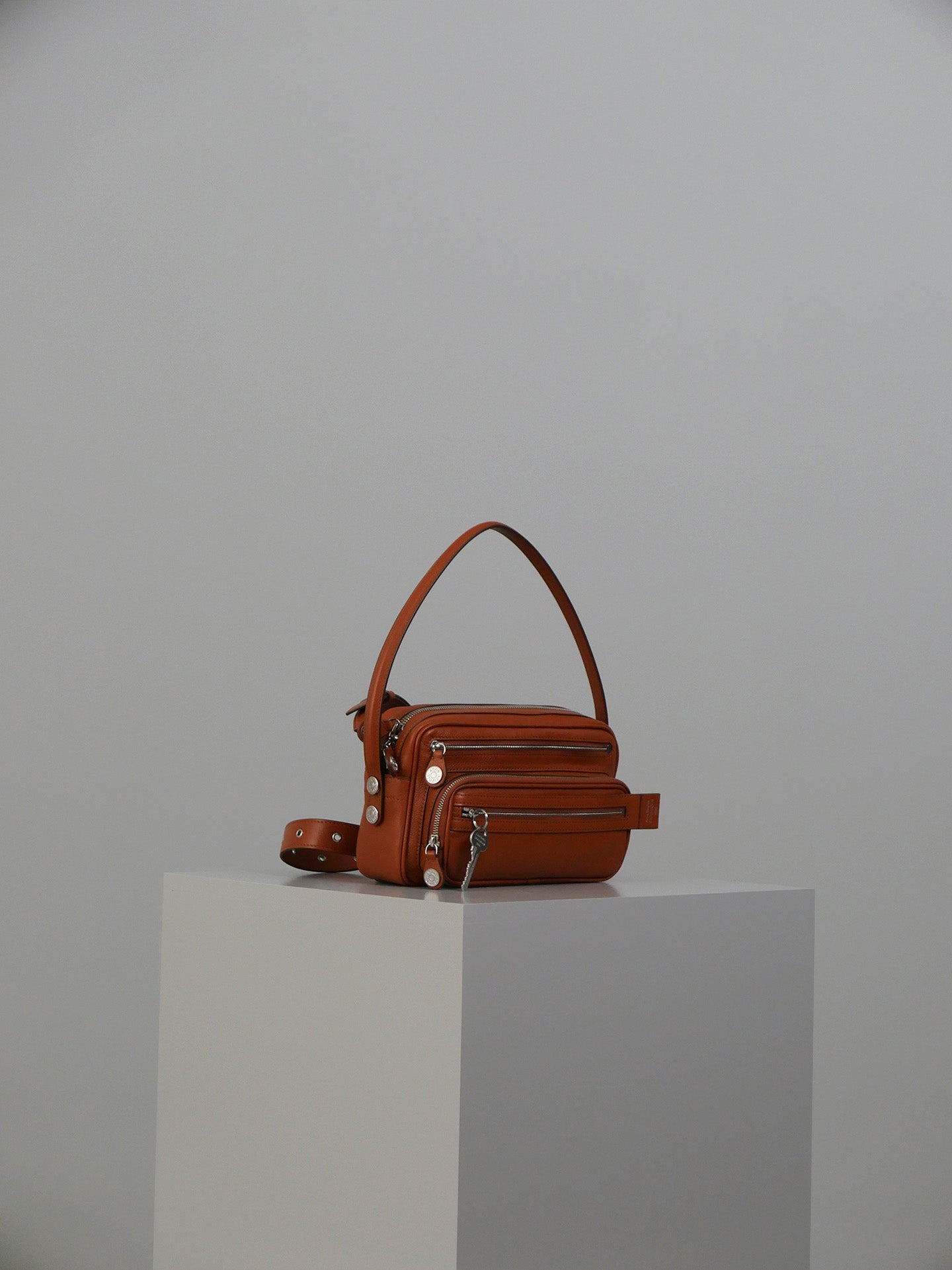 Camero Party Bag - Cognac Brown