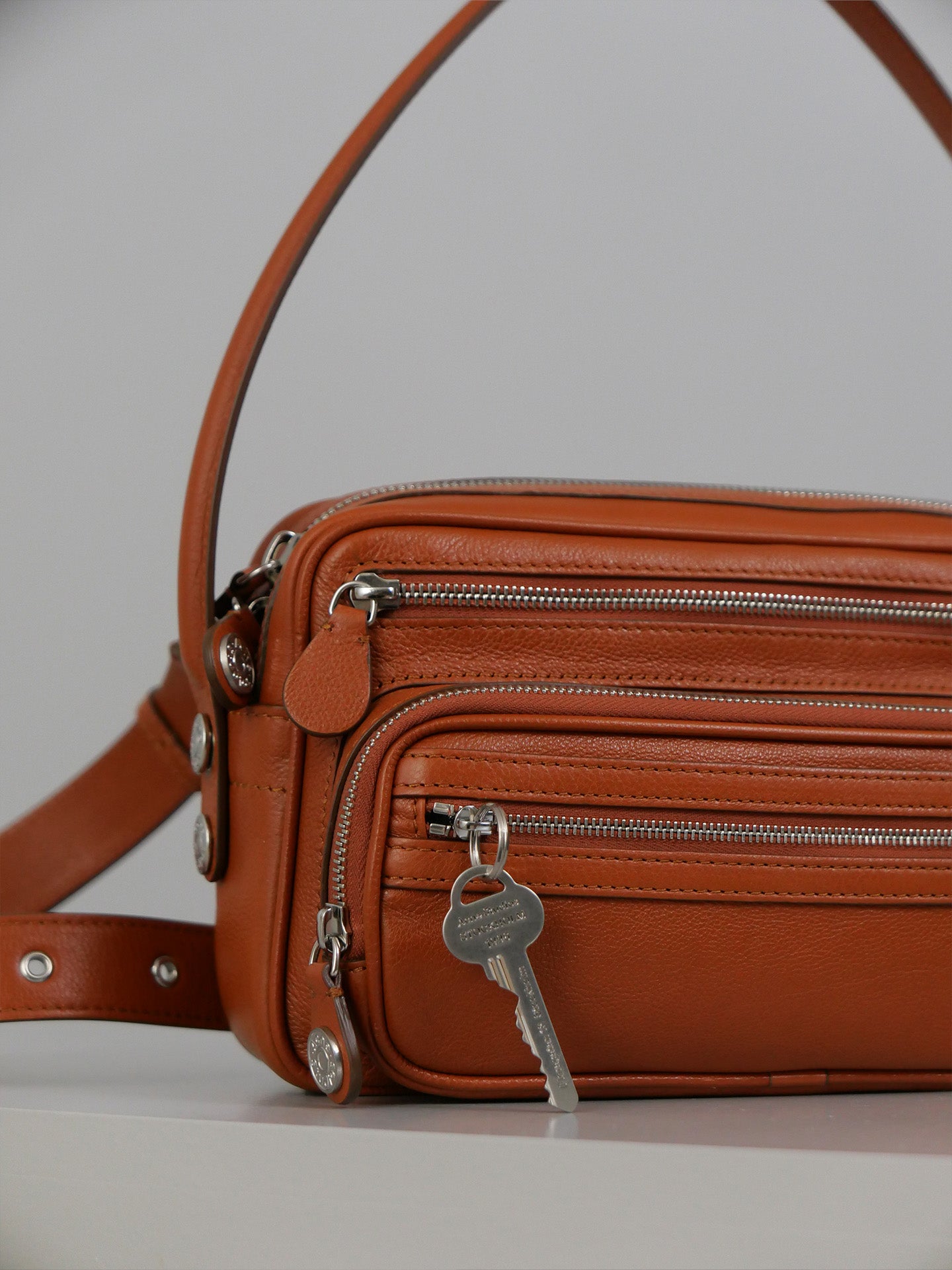 Camero Party Bag - Cognac Brown