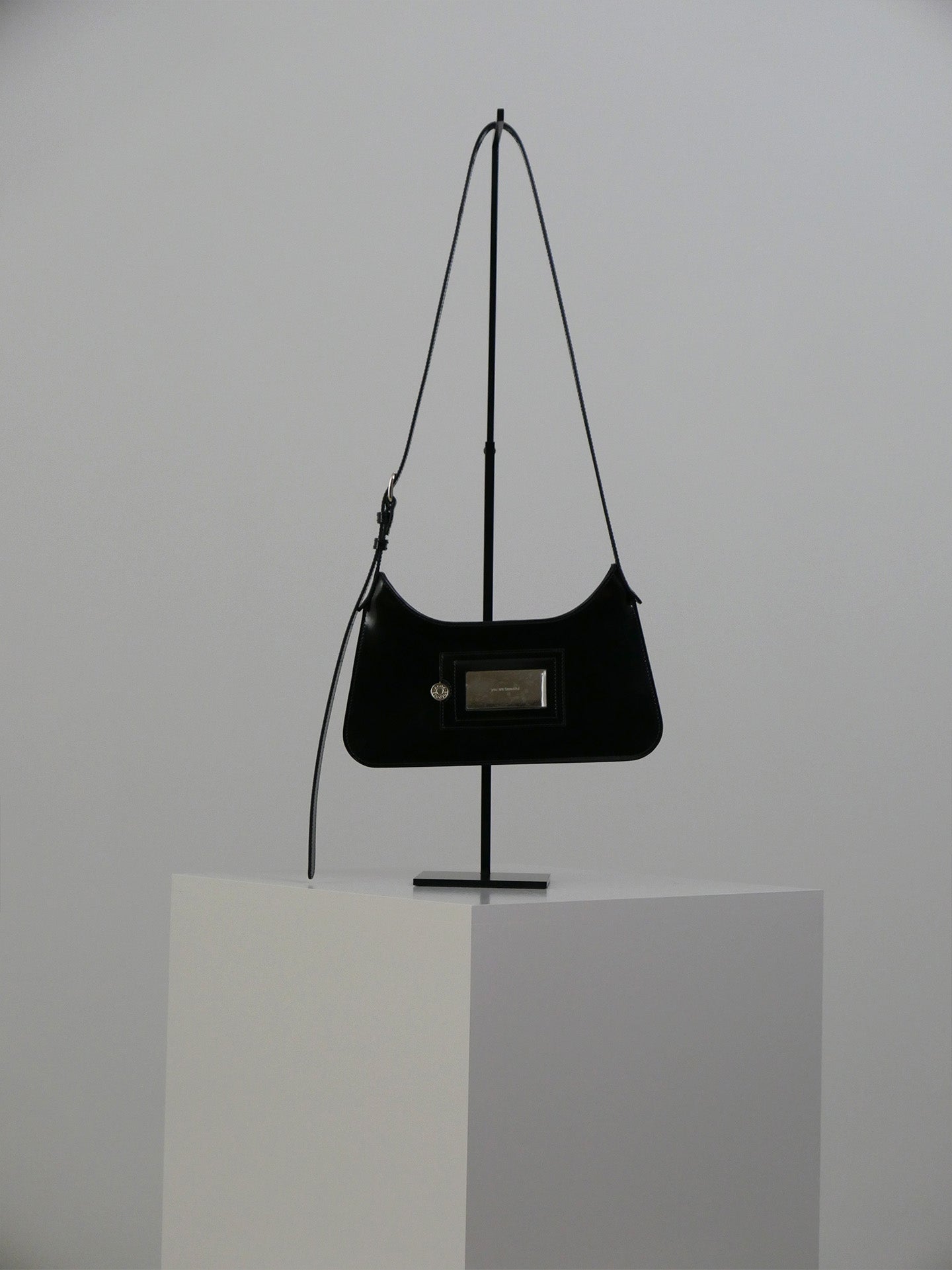 Platt Mini Shoulder Bag - Patent Black