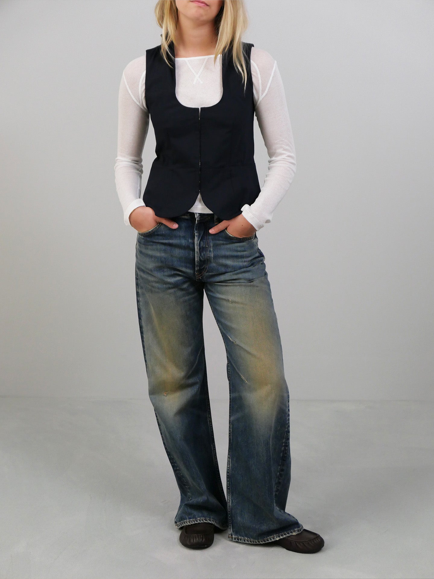 Regular Fit Jeans - Dark Blue