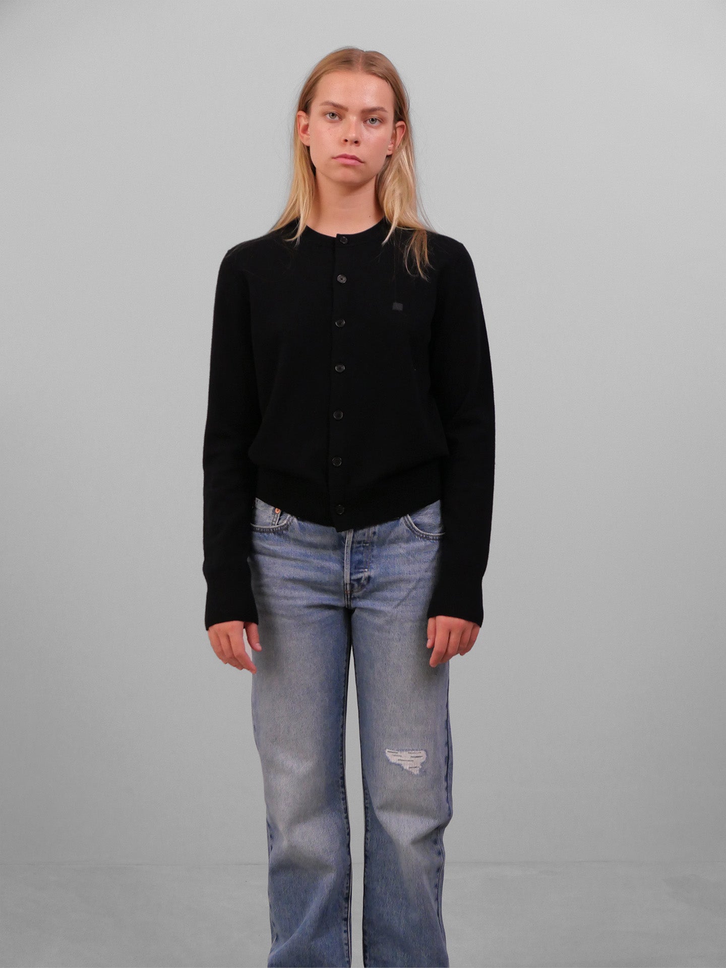 Cardigan Yak Wool - Black