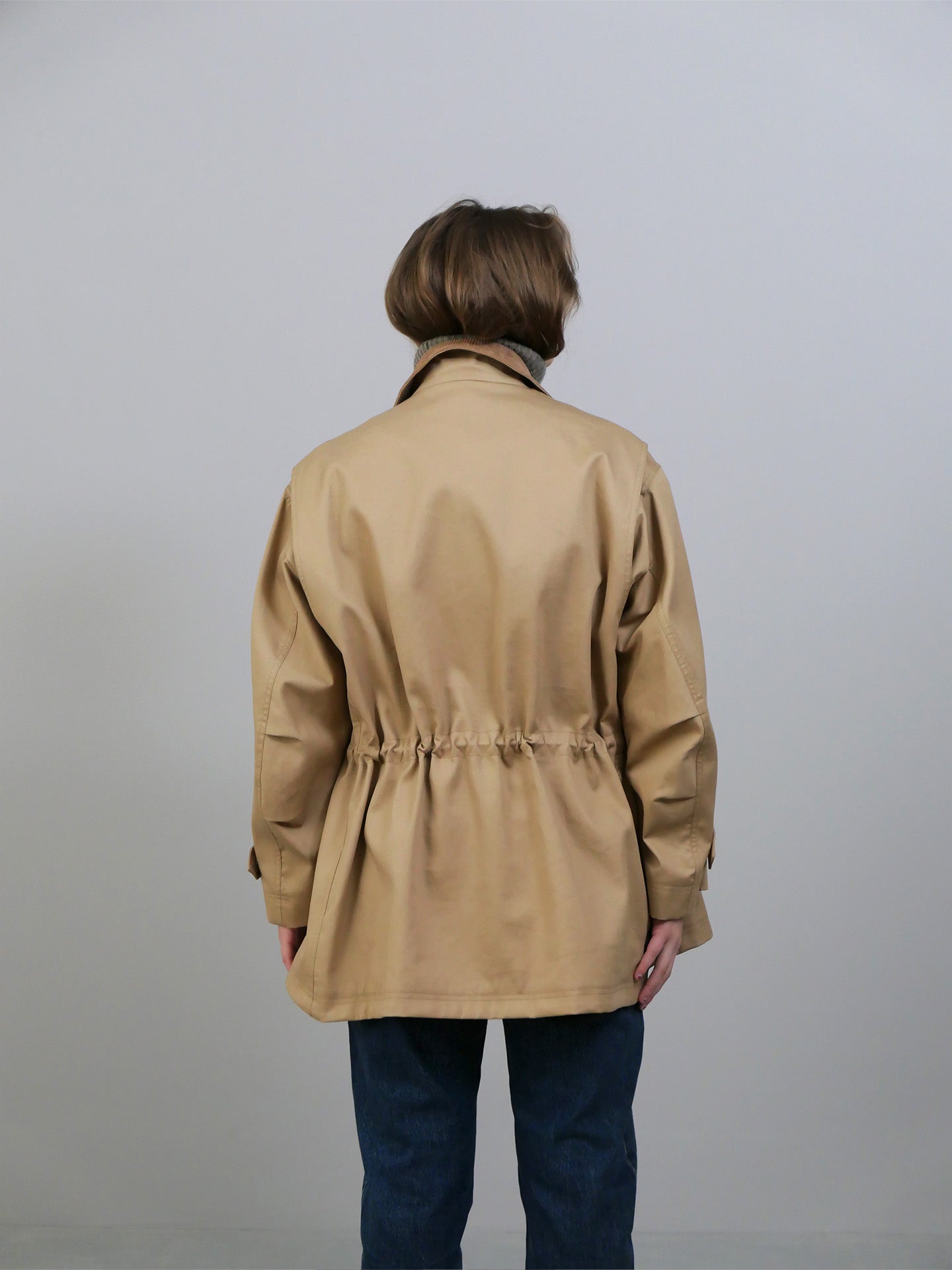 Water Resistant Parka - Beige