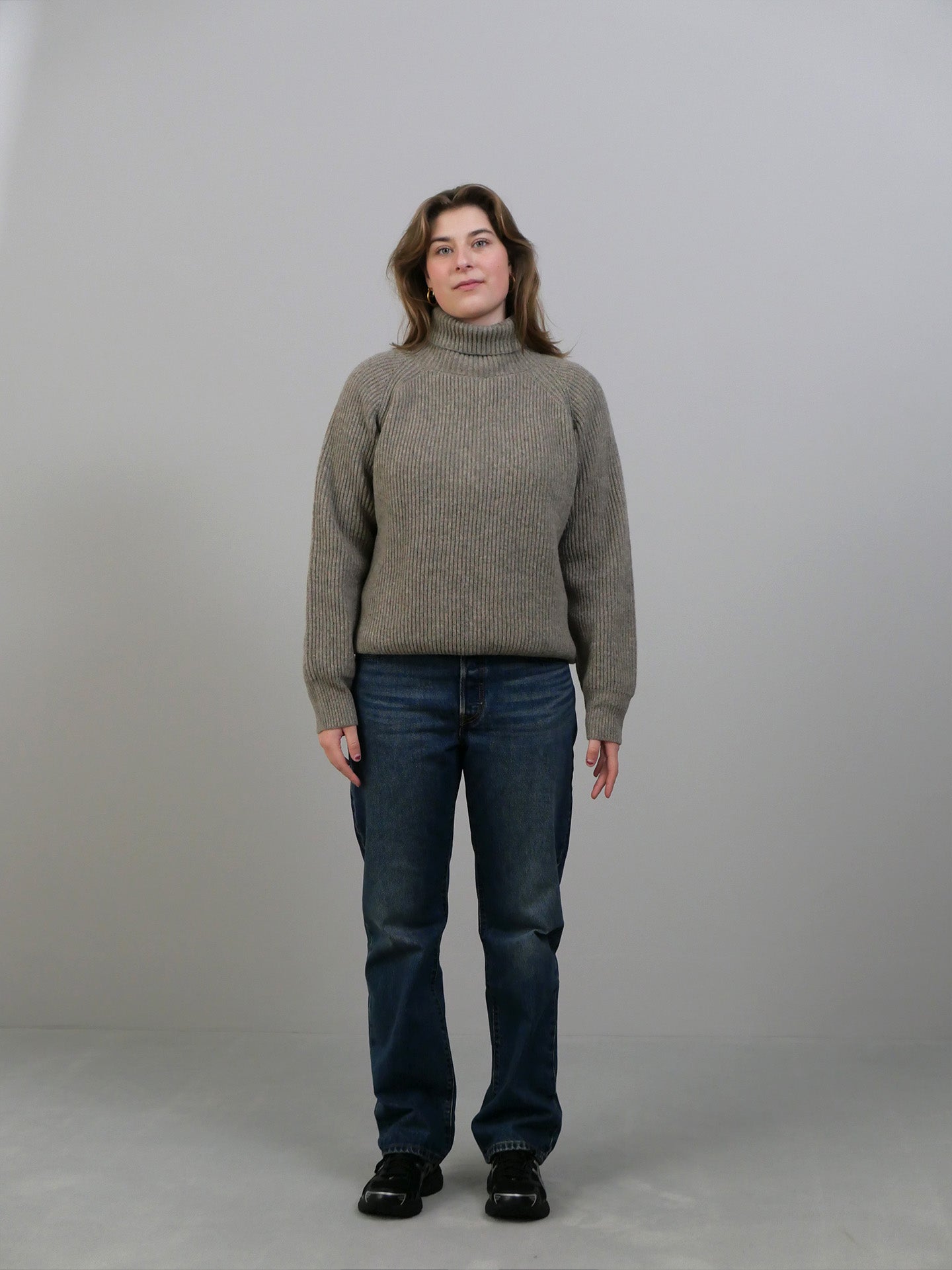 Shetland Wool Turtleneck - Nature