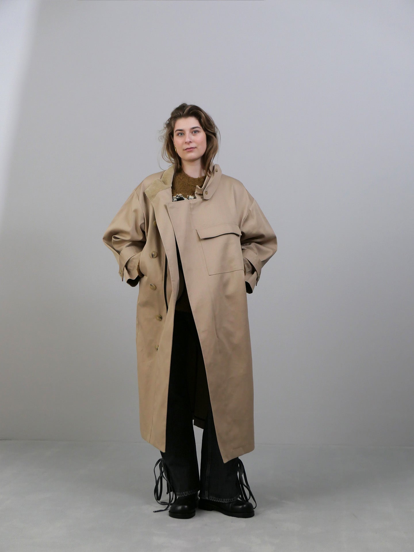 Water Resistant Coat - Beige