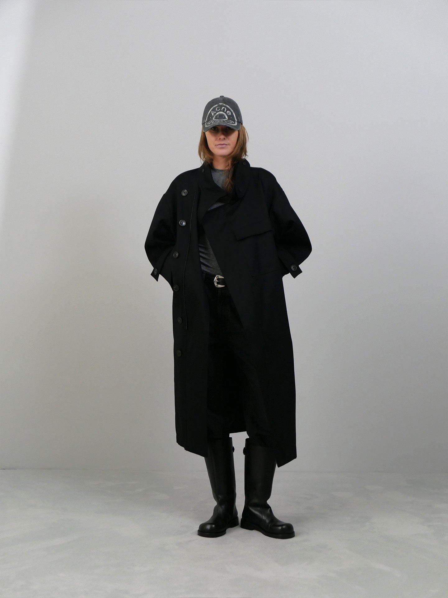 Water Resistant Coat - Black