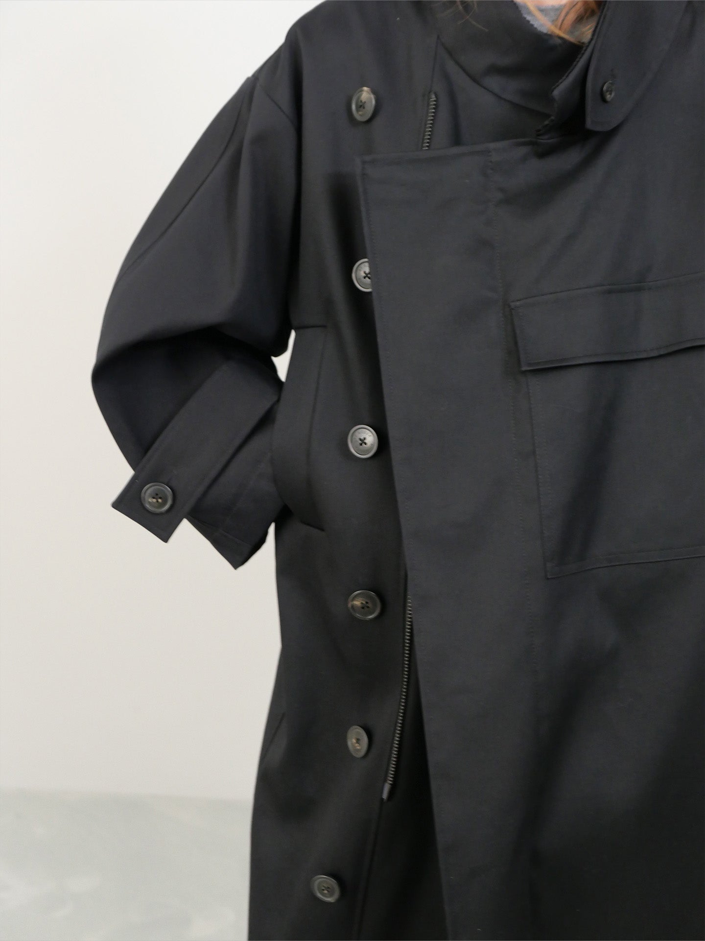 Water Resistant Coat - Black