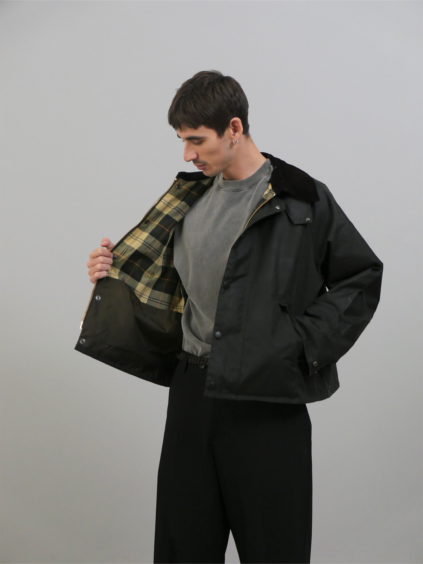 Modified Transport Wax Jacket - Sage