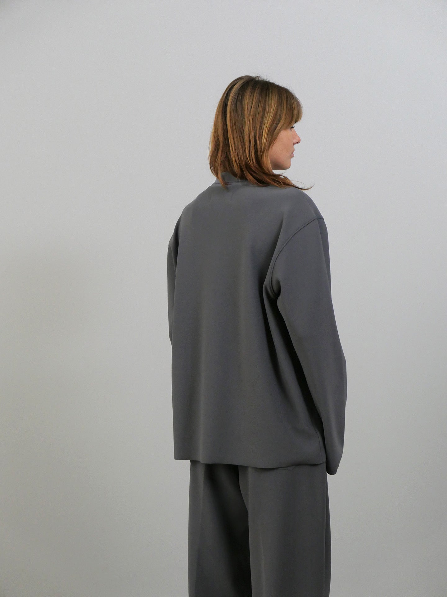 Lay2 Long Sleeve Polo - Silver