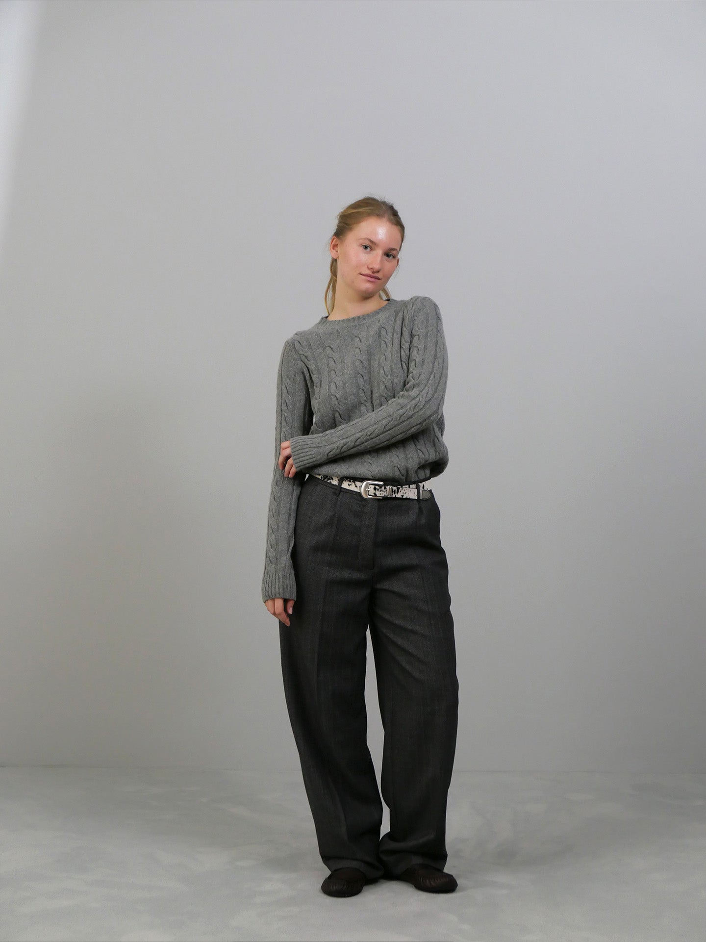Braid Jumper - Grey