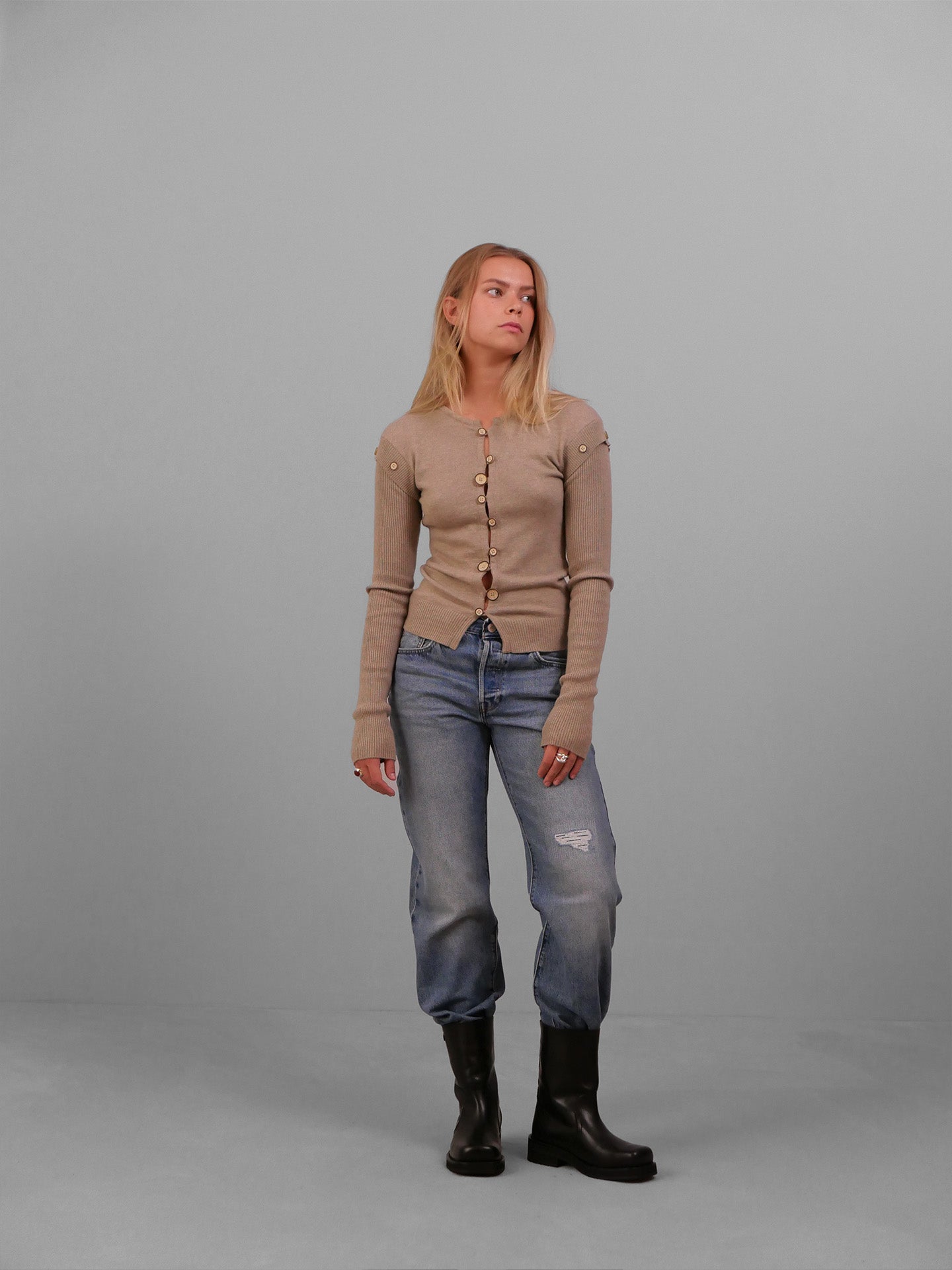 Caroline Cardigan - Sand