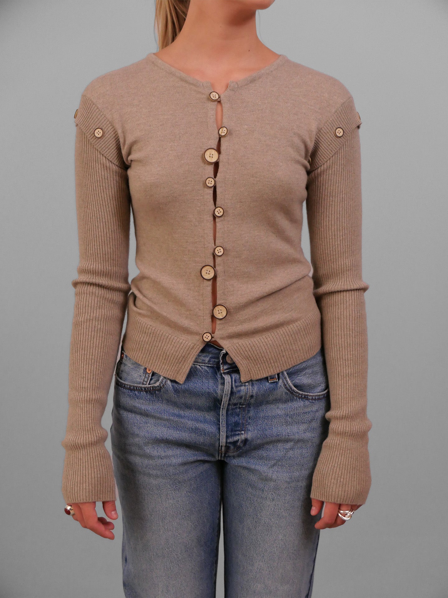 Caroline Cardigan - Sand