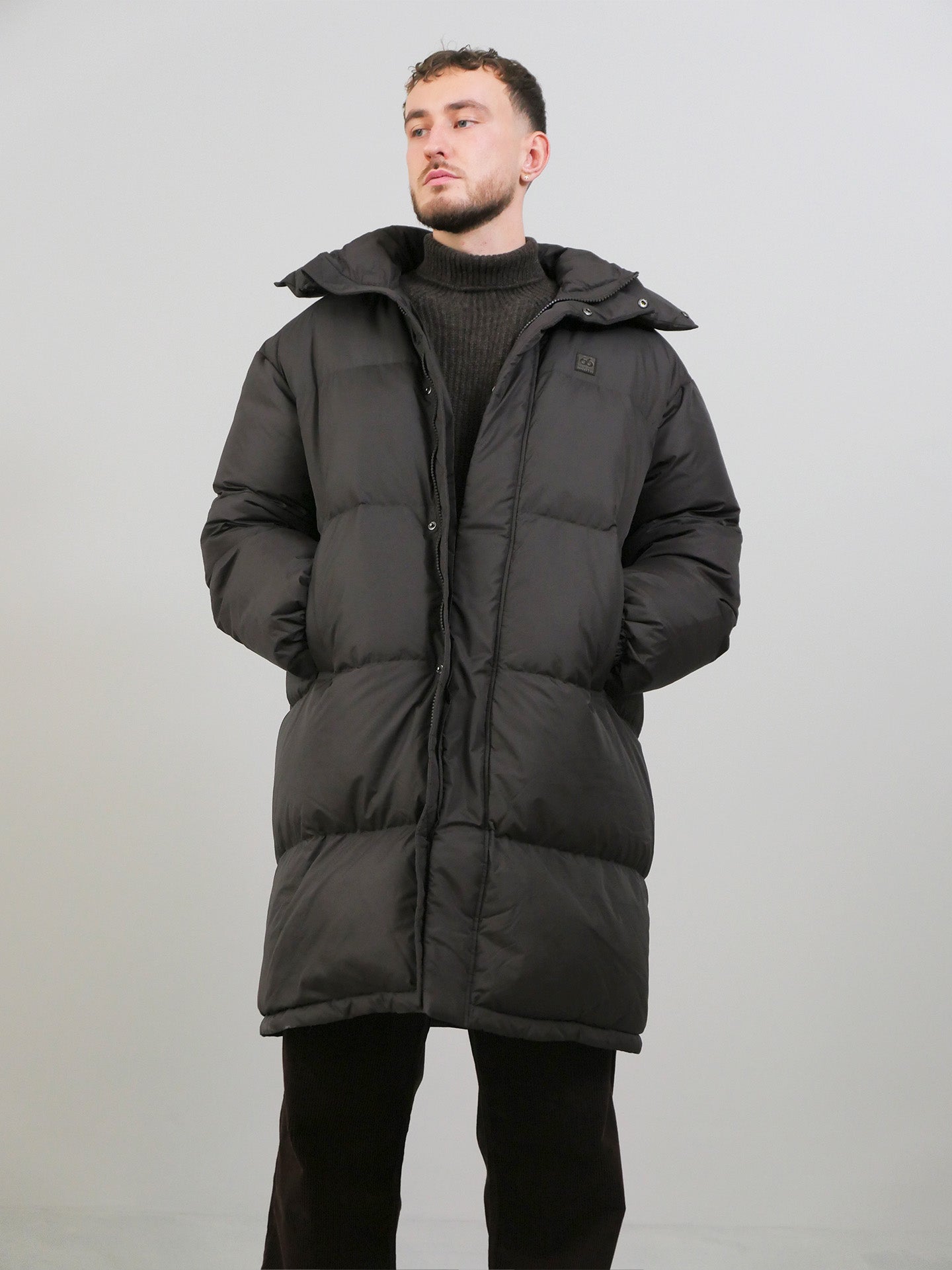 Dyngja Down Coat - Brown