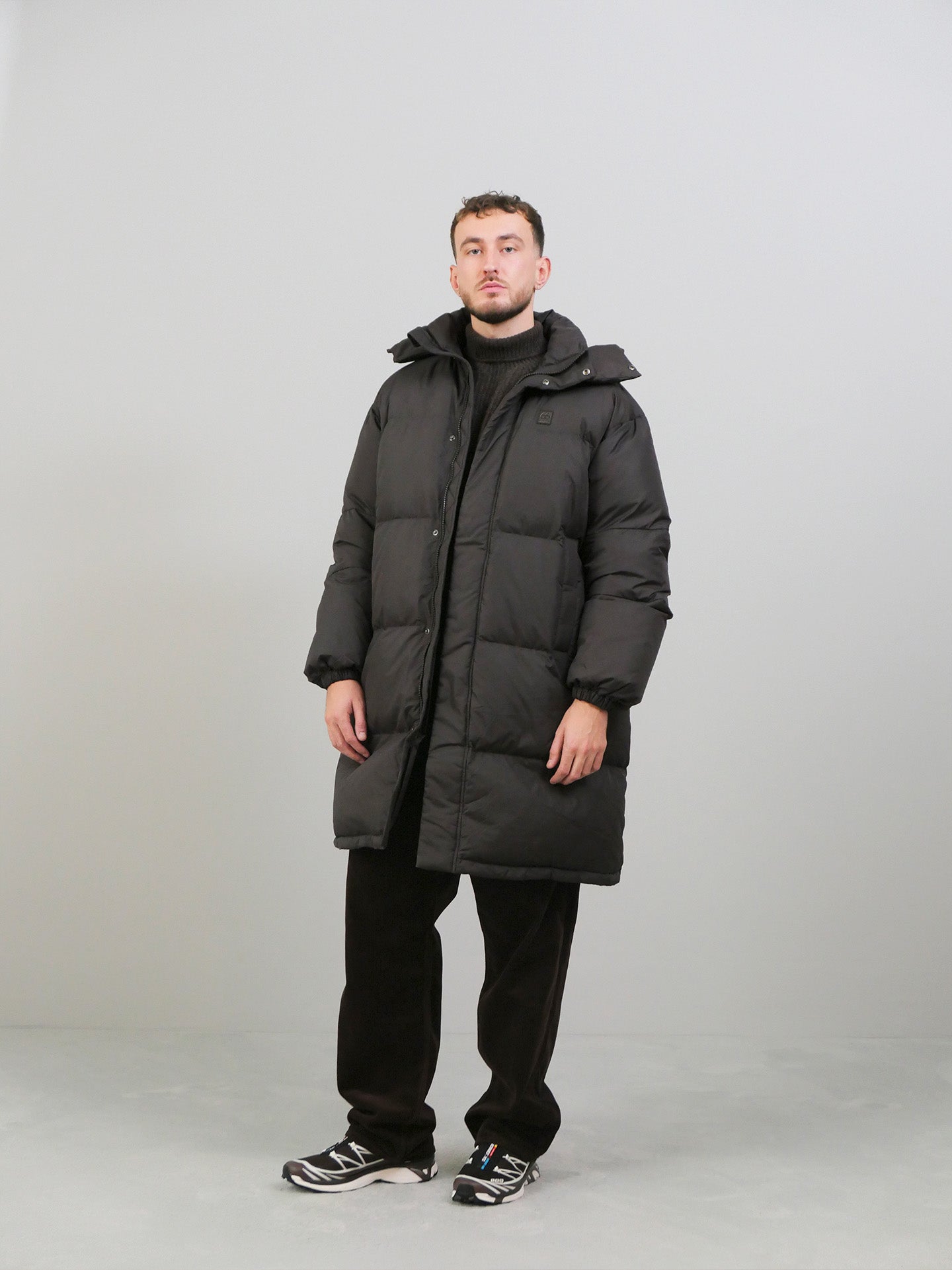 Dyngja Down Coat - Brown