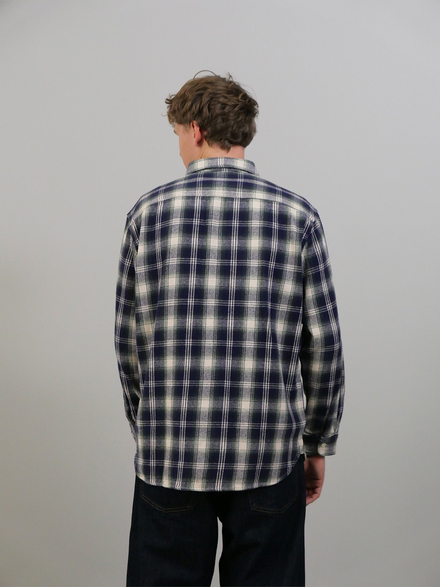 Work Shirt LS - Navy/Blue
