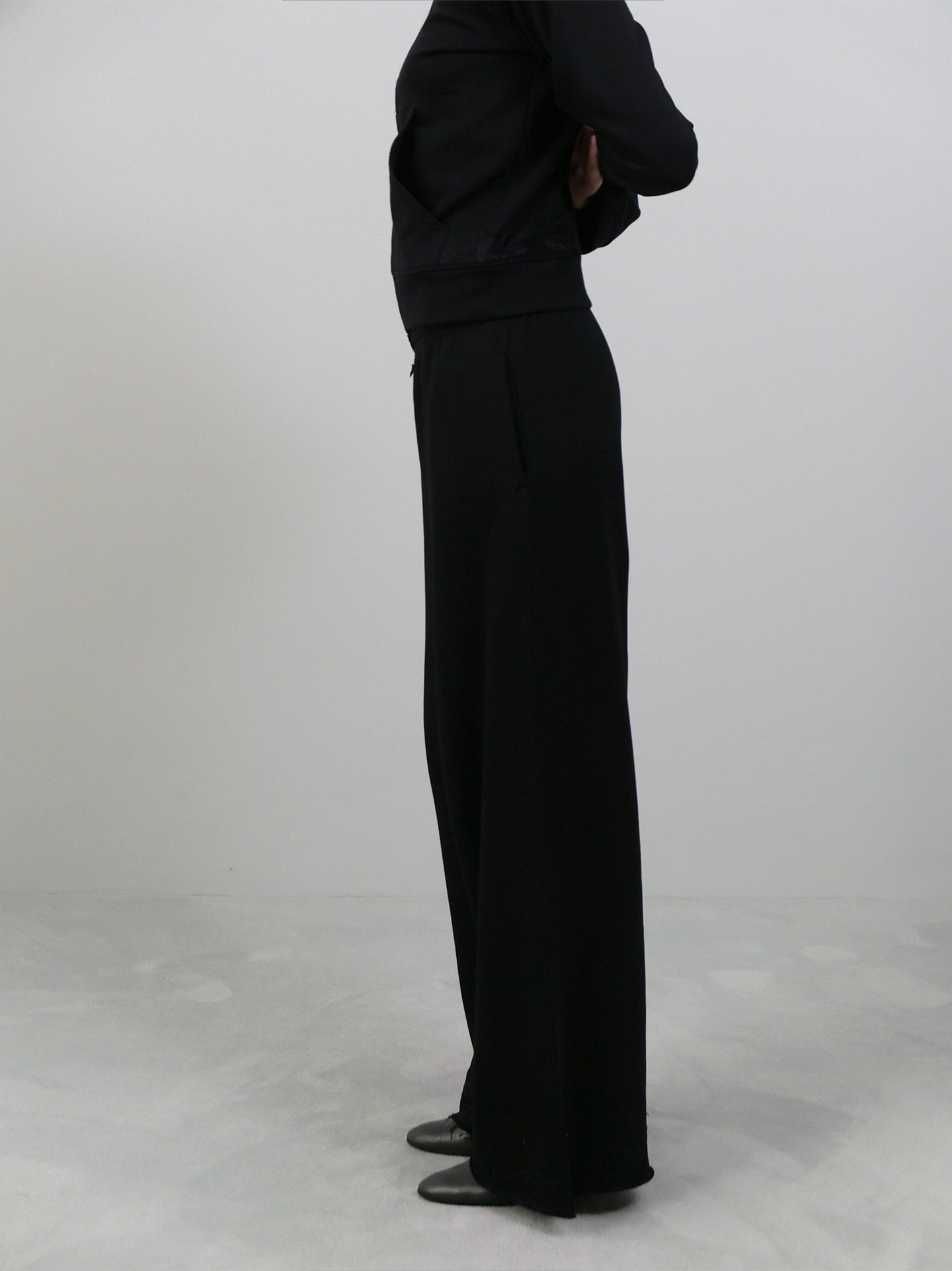 Lace Sweatpants - Black