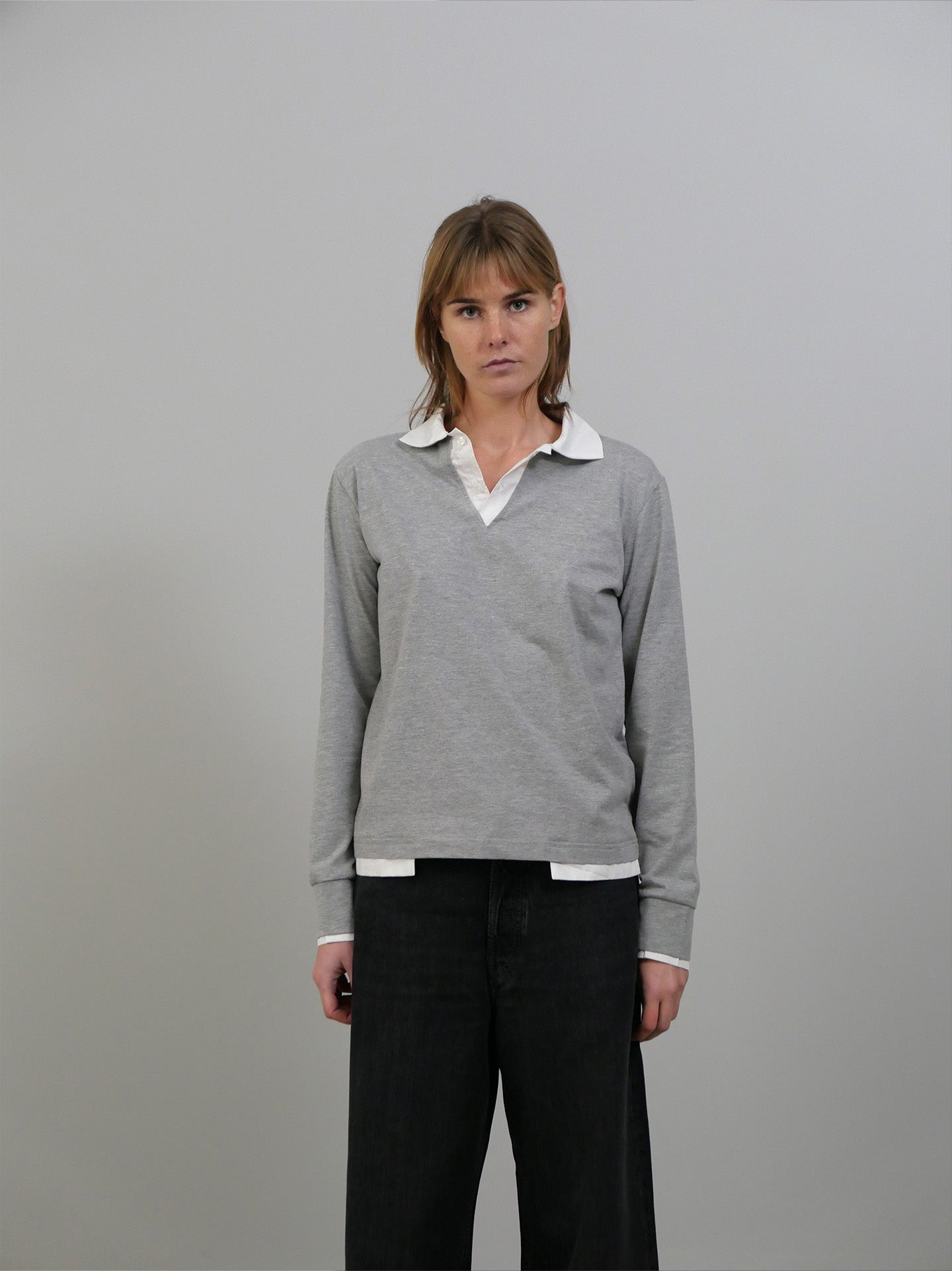 Luis LS Polo - Grey/White