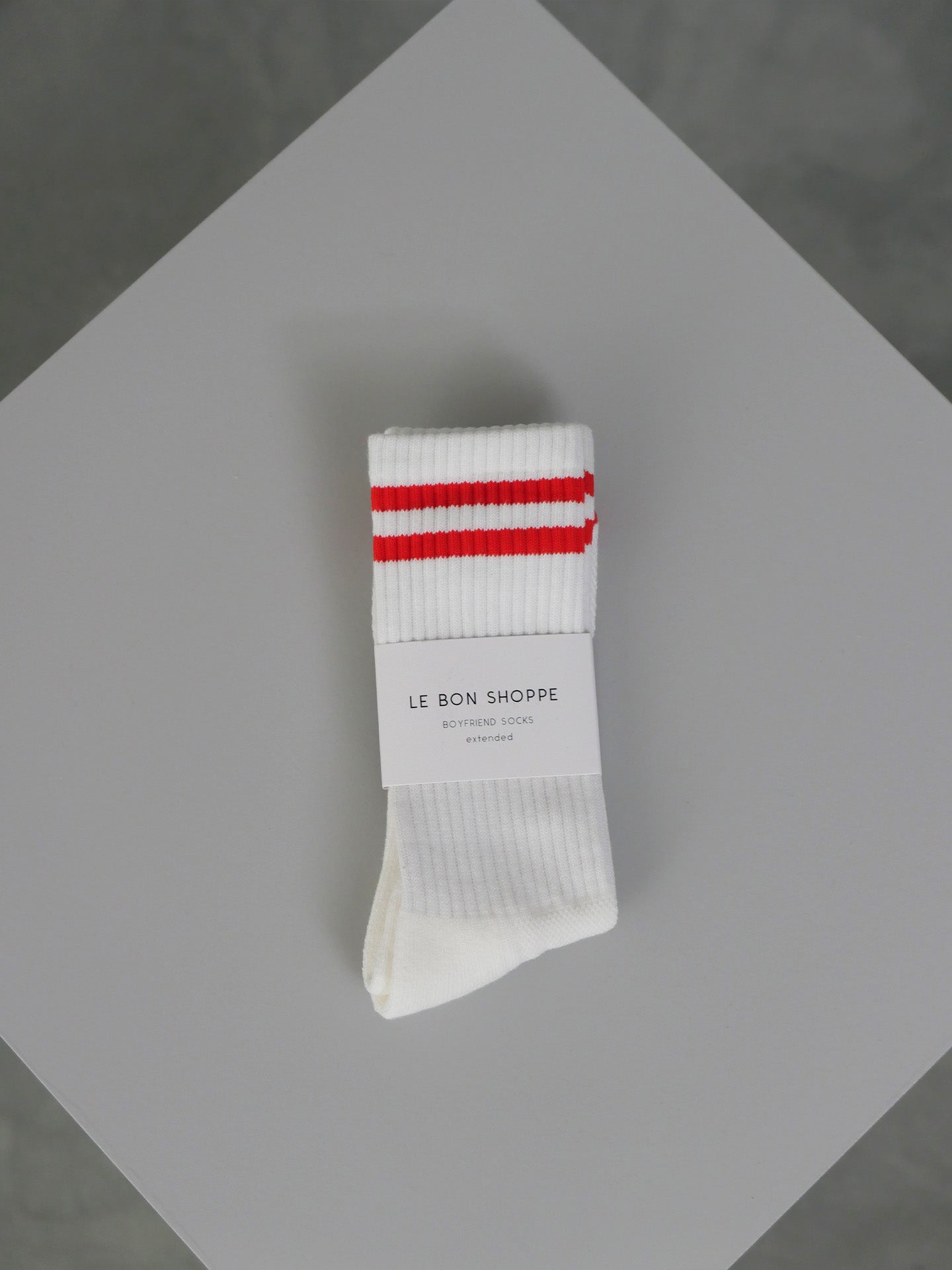 Boyfriend Socks - Clean White